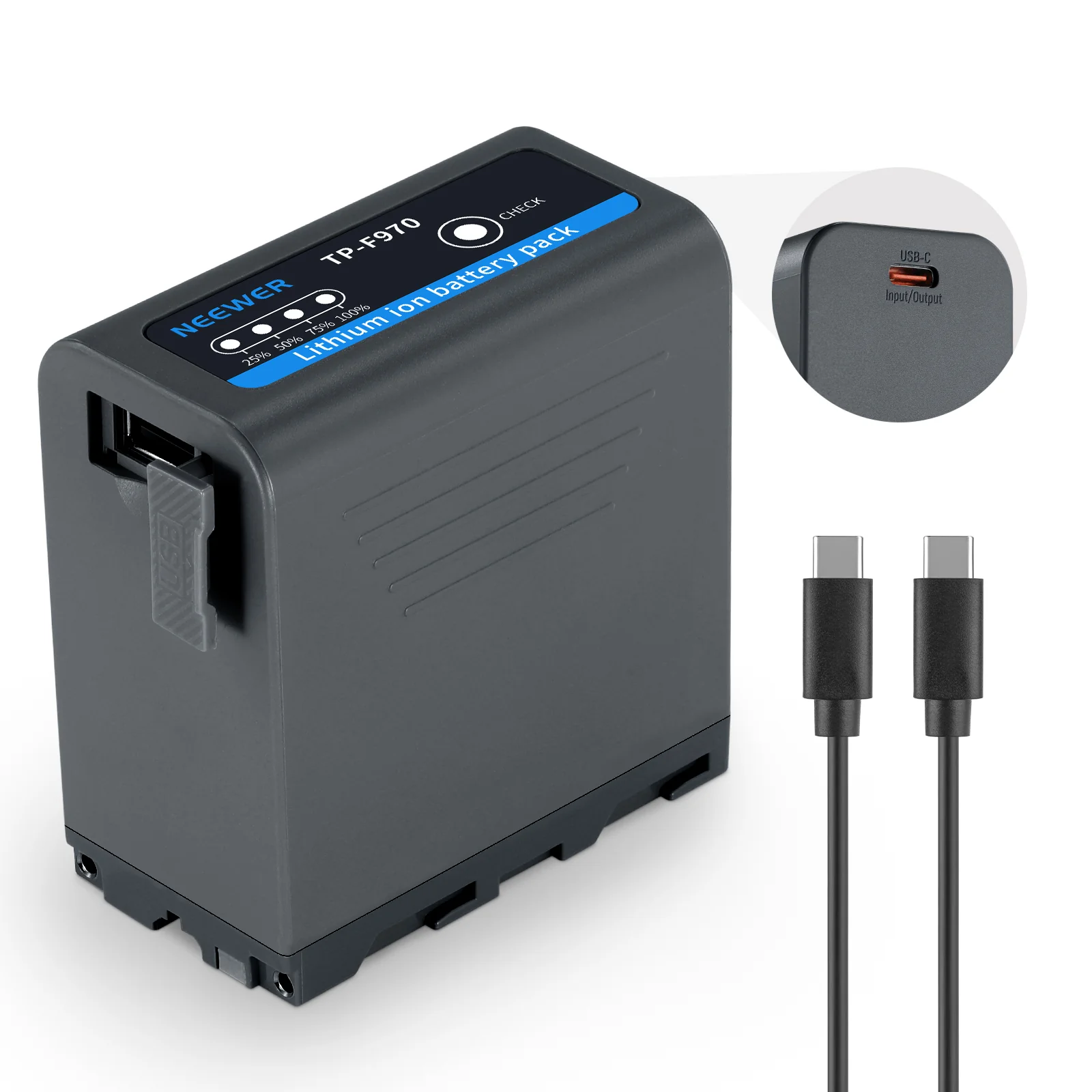 NEEWER TP-F970 Replacement For NP-F970 Battery 10500mAh