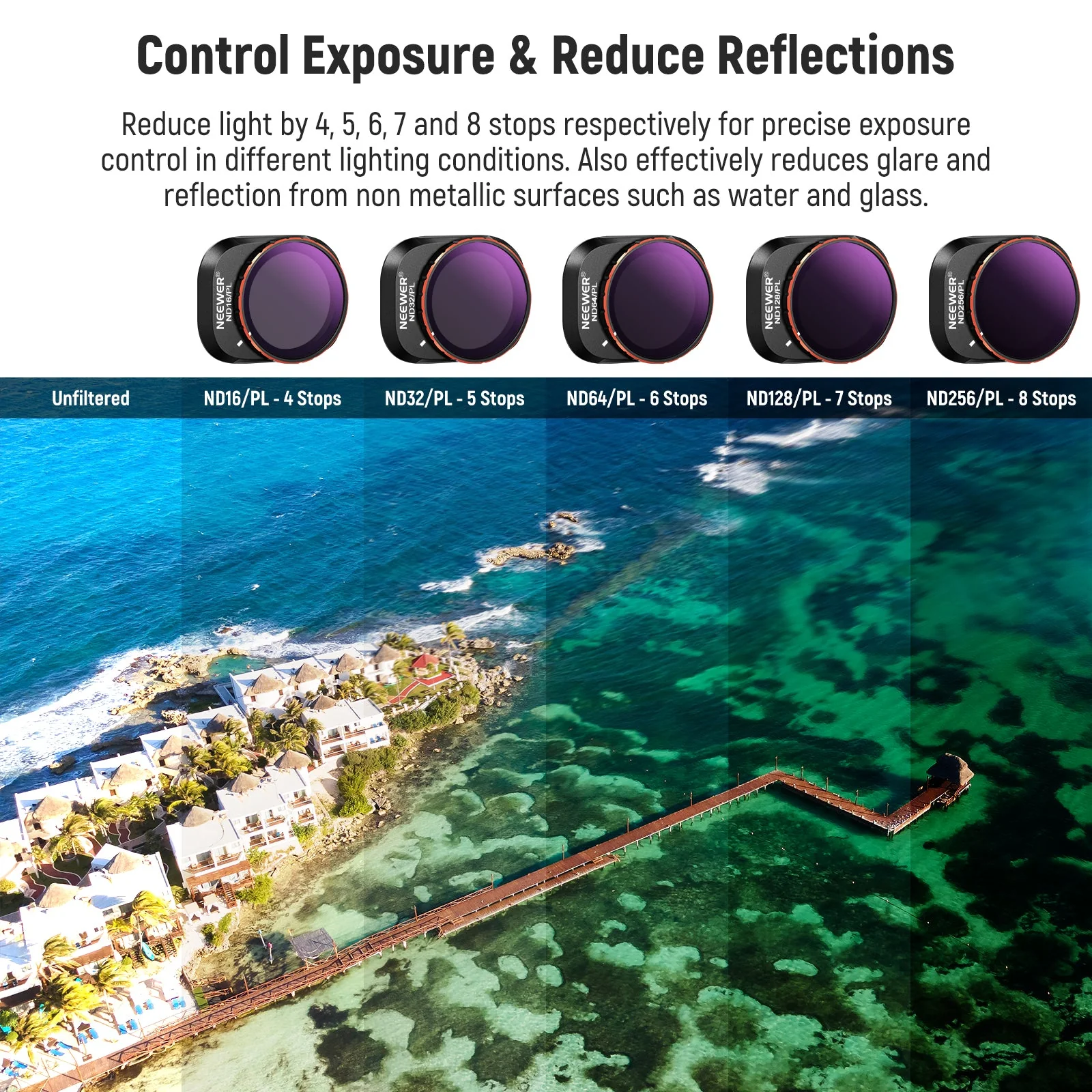 NEEWER 16 Pack ND & CPL & Effect Filter Set for DJI Mini 4 Pro - Image 5