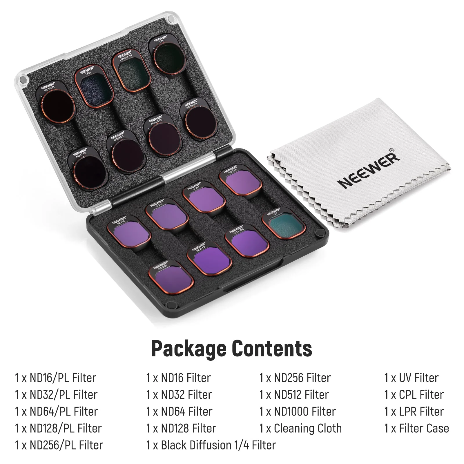 NEEWER 16 Pack ND & CPL & Effect Filter Set for DJI Mini 4 Pro - Image 9