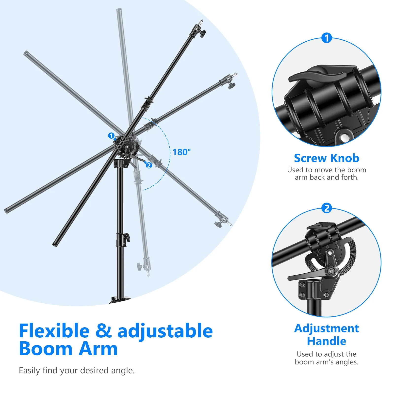 NEEWER ST-CB 297cm Photography Light Stand - Image 4