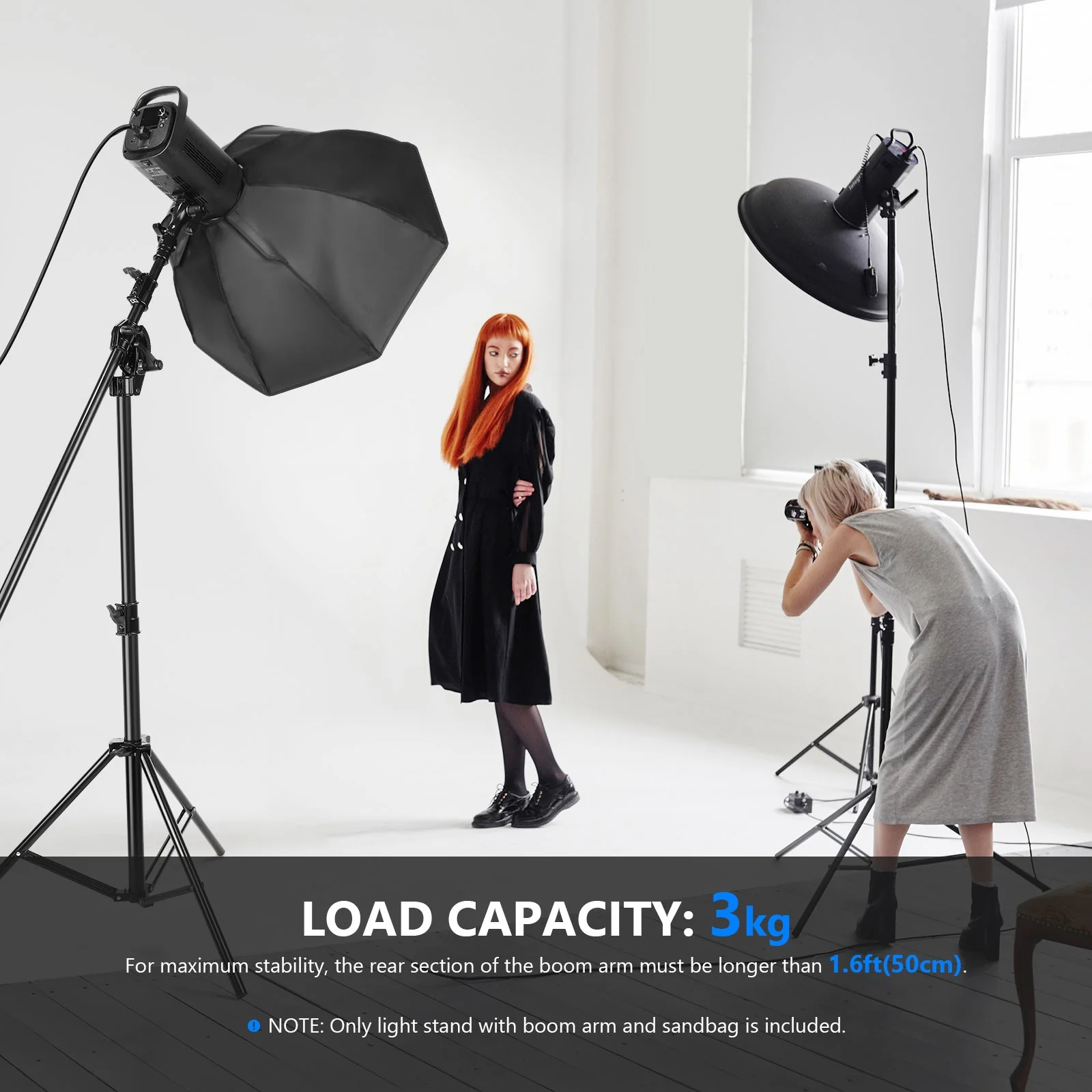 NEEWER ST-CB 297cm Photography Light Stand - Image 7