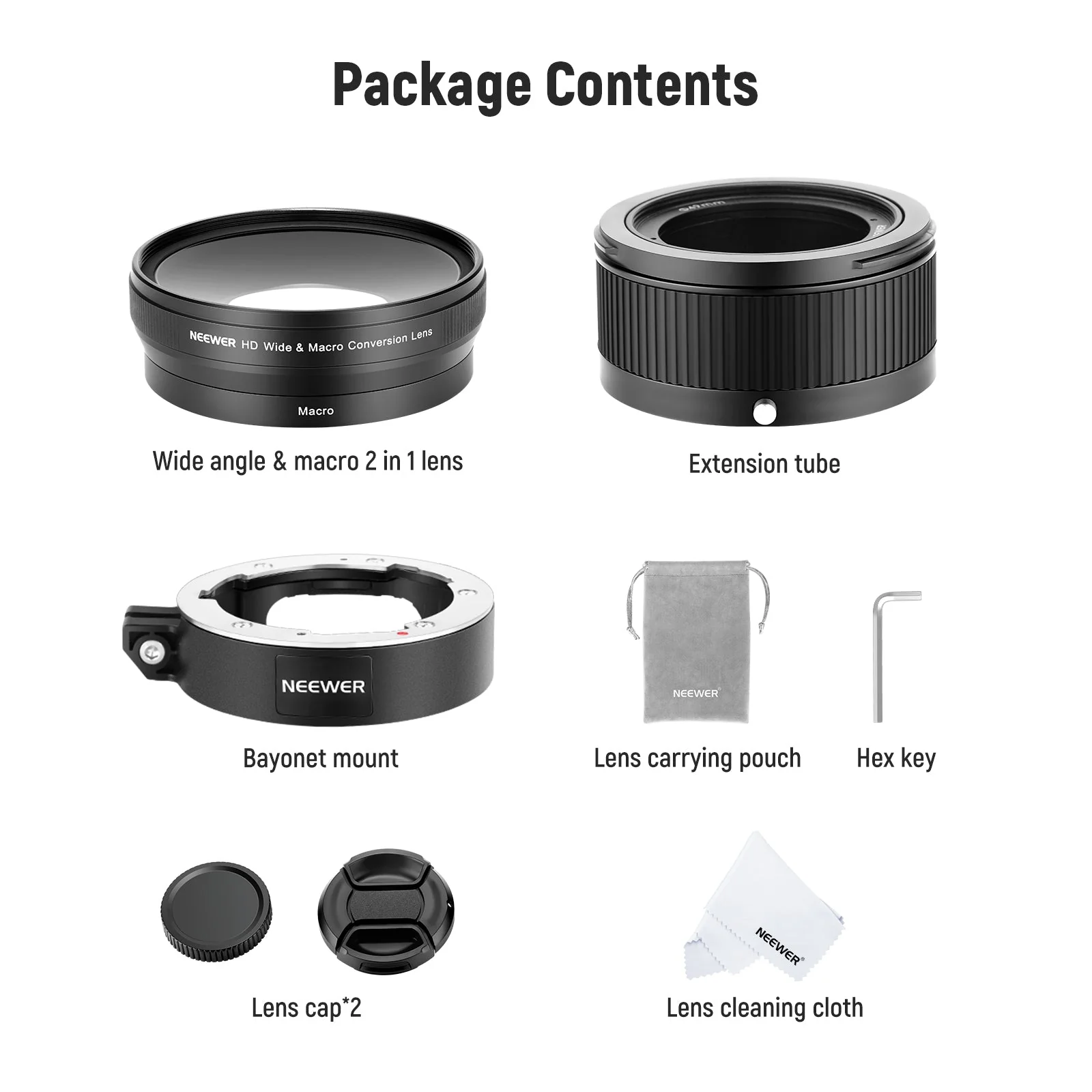 NEEWER 2 in 1 Wide Angle & 10x Macro Additional Lens for Canon G7X Mark III - Image 9