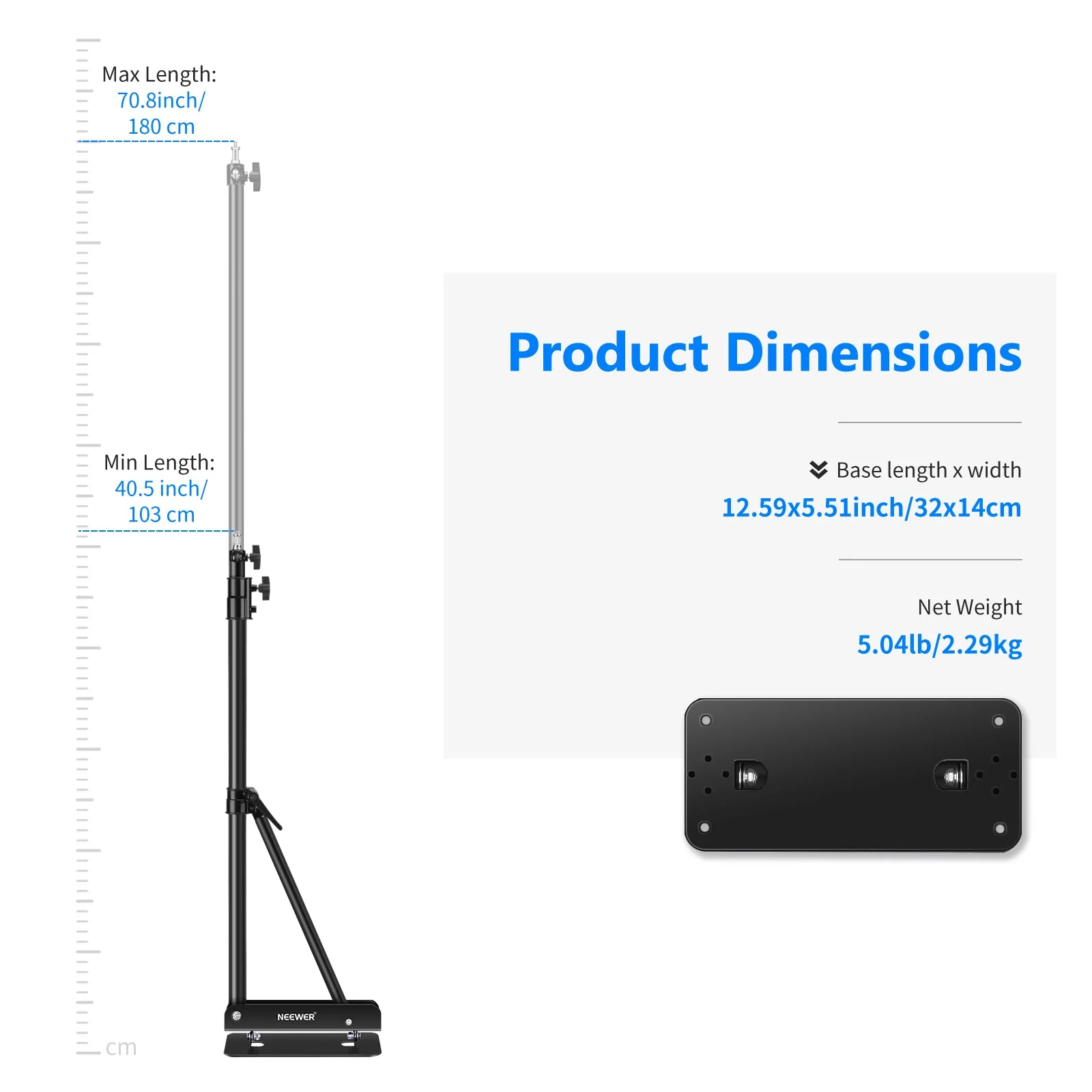 NEEWER 180cm Triangle Wall Mounting Boom Arm - Image 4