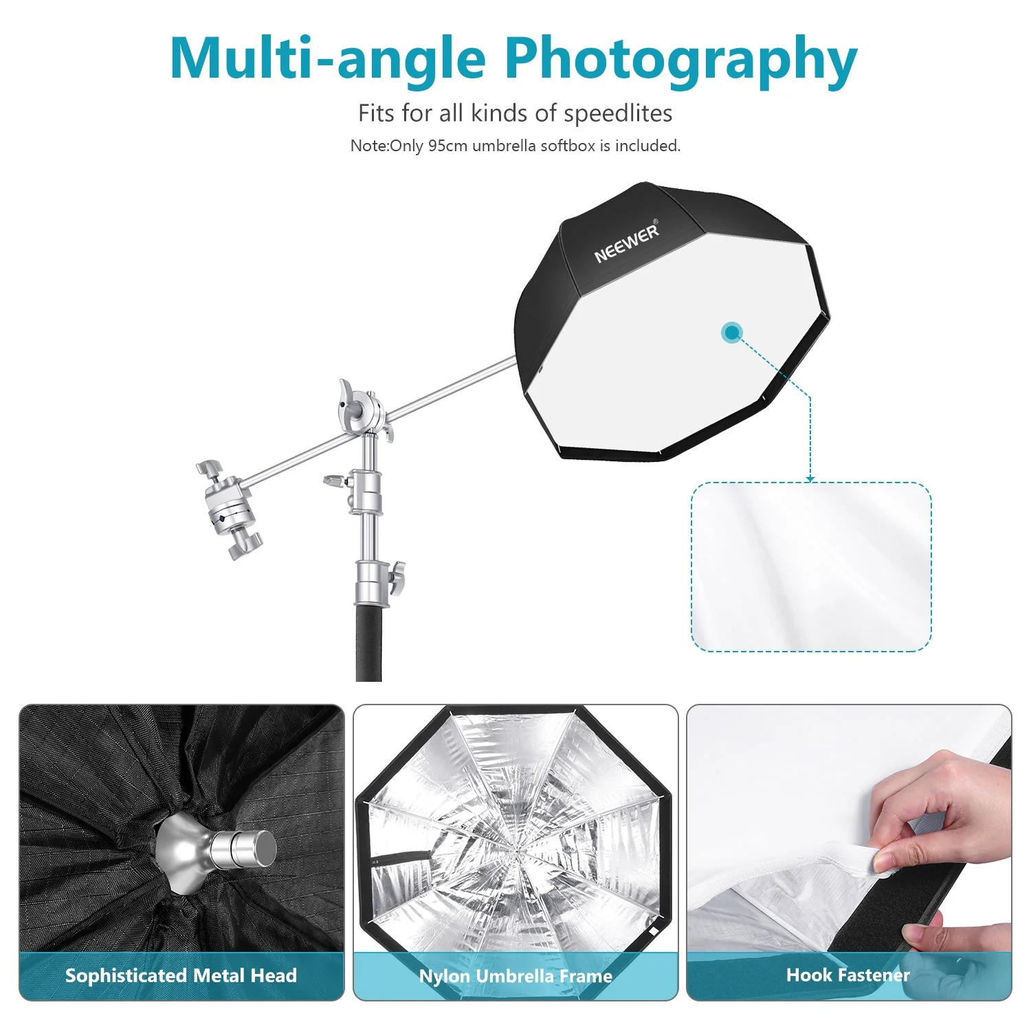 NEEWER 37.5''/95cm Octagon Softbox - Image 5