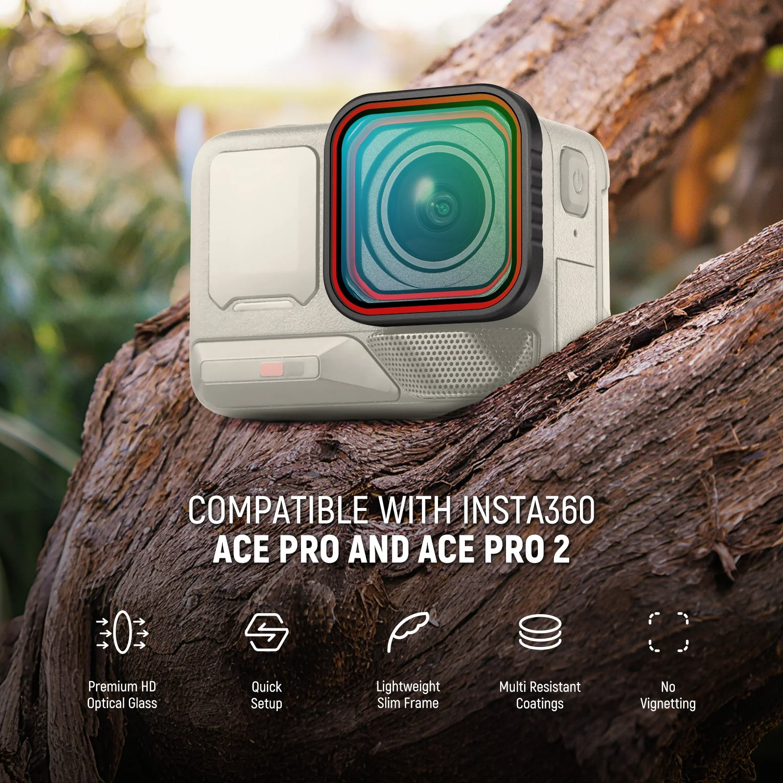 NEEWER FL-C29/FL-C30/FL-C31 4 Pack Filter Set For Insta360 Ace Pro/Ace Pro 2 - Image 2