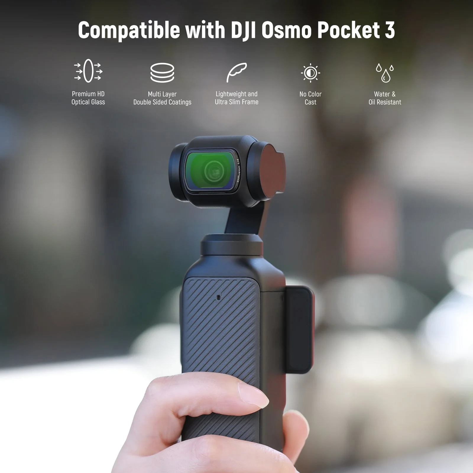 NEEWER FL-42 4 Pack Filter Kit For DJI OSMO Pocket 3 / Pocket 4/ Xtra Muse - Image 3