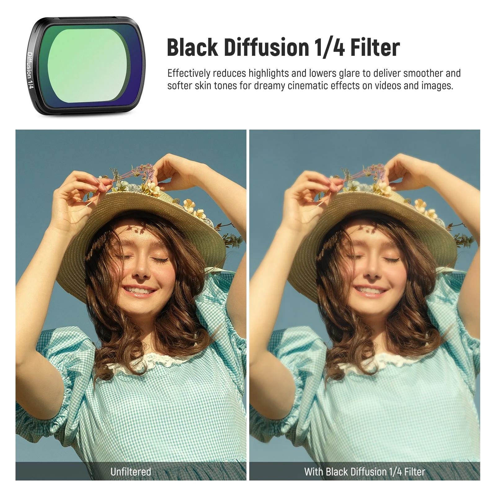 NEEWER FL-42 4 Pack Filter Kit For DJI OSMO Pocket 3 / Pocket 4/ Xtra Muse - Image 4