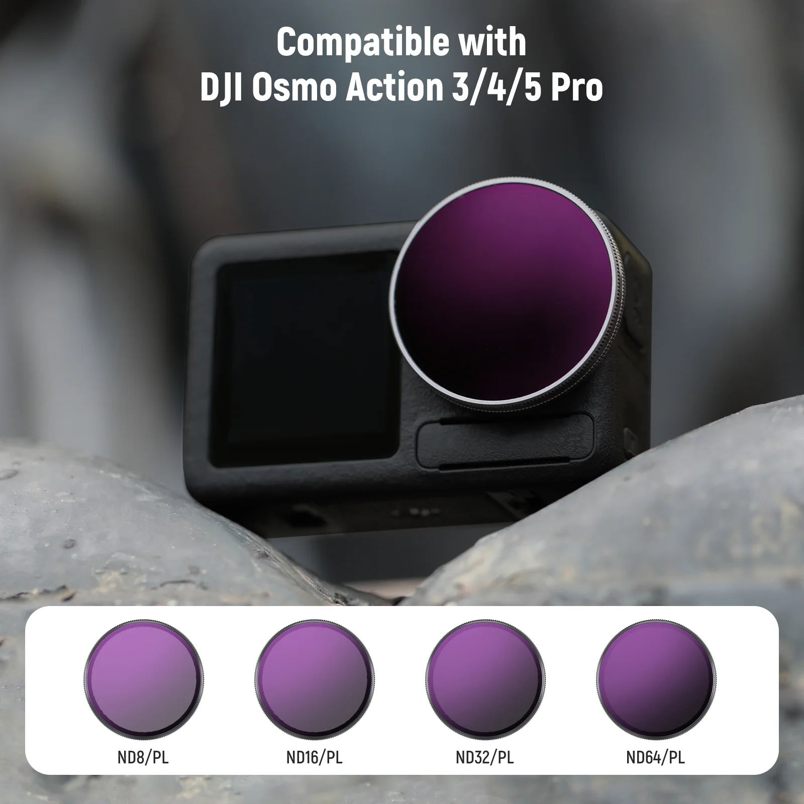 NEEWER Filter Set for DJI Osmo Action 3/4/5 Pro - Image 2