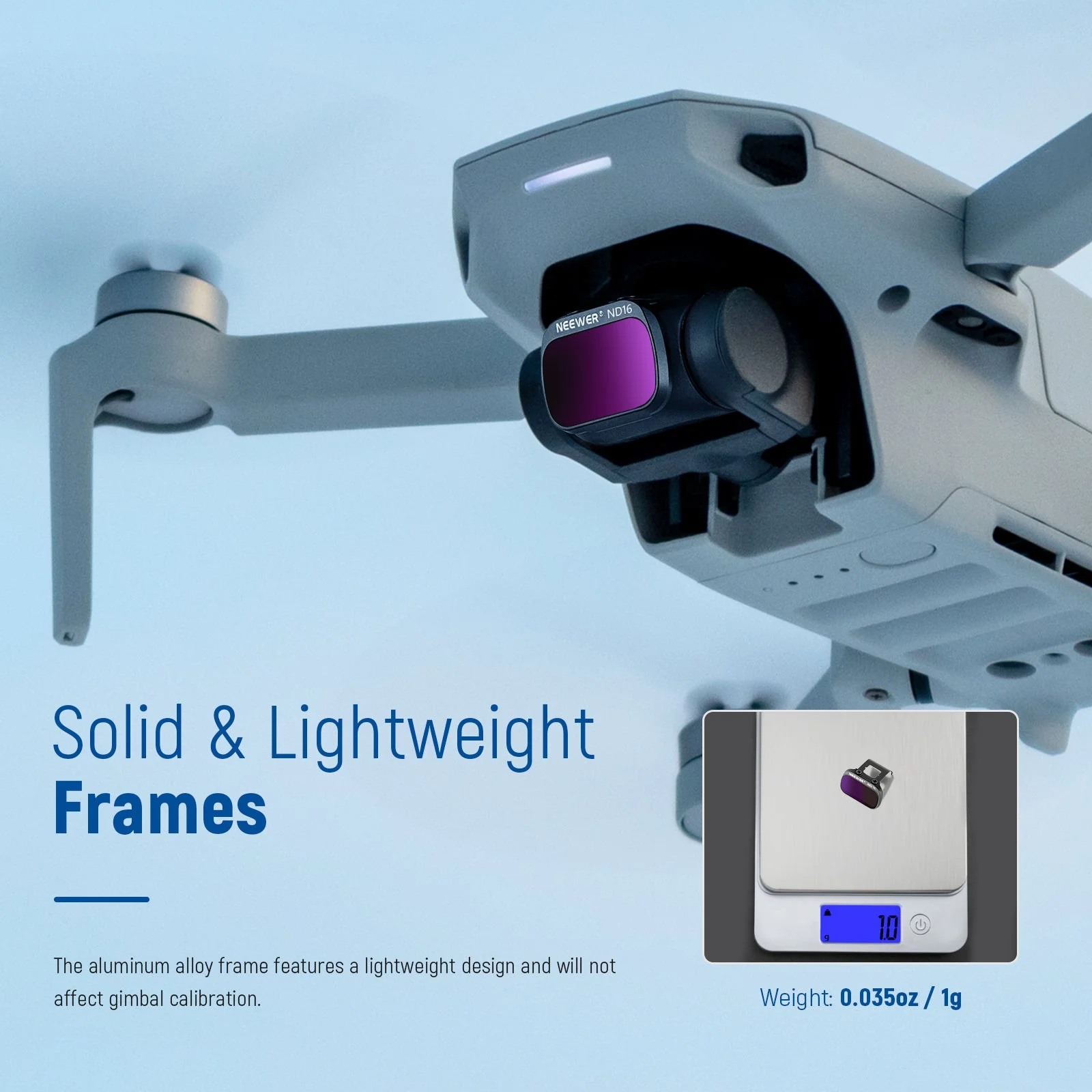 NEEWER 4-Pack ND Filter Set for DJI Mavic Mini/Mini 2/Mini SE/Mini 2SE - Image 7