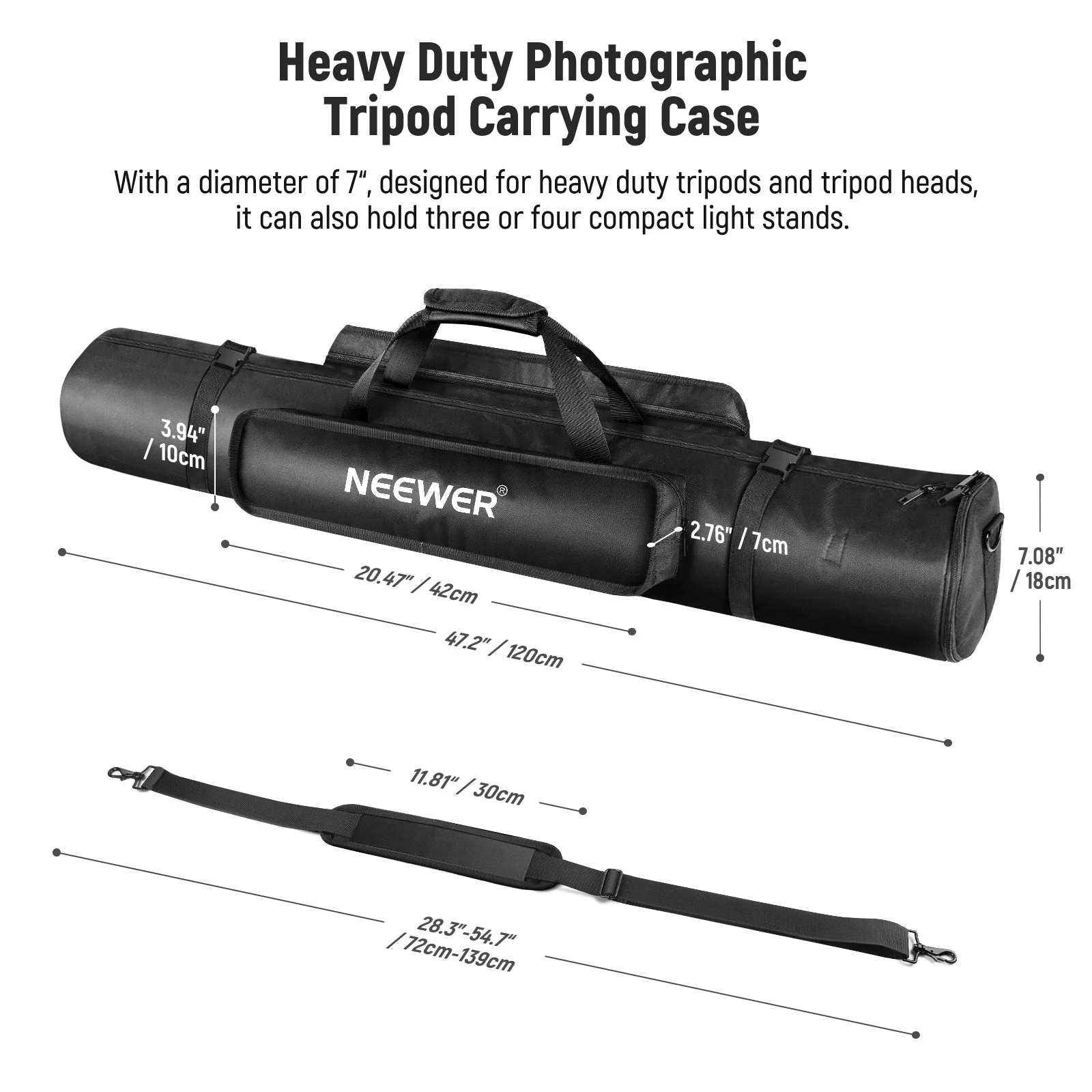 NEEWER 47"/1.2m Tripod Carrying Case - Image 4