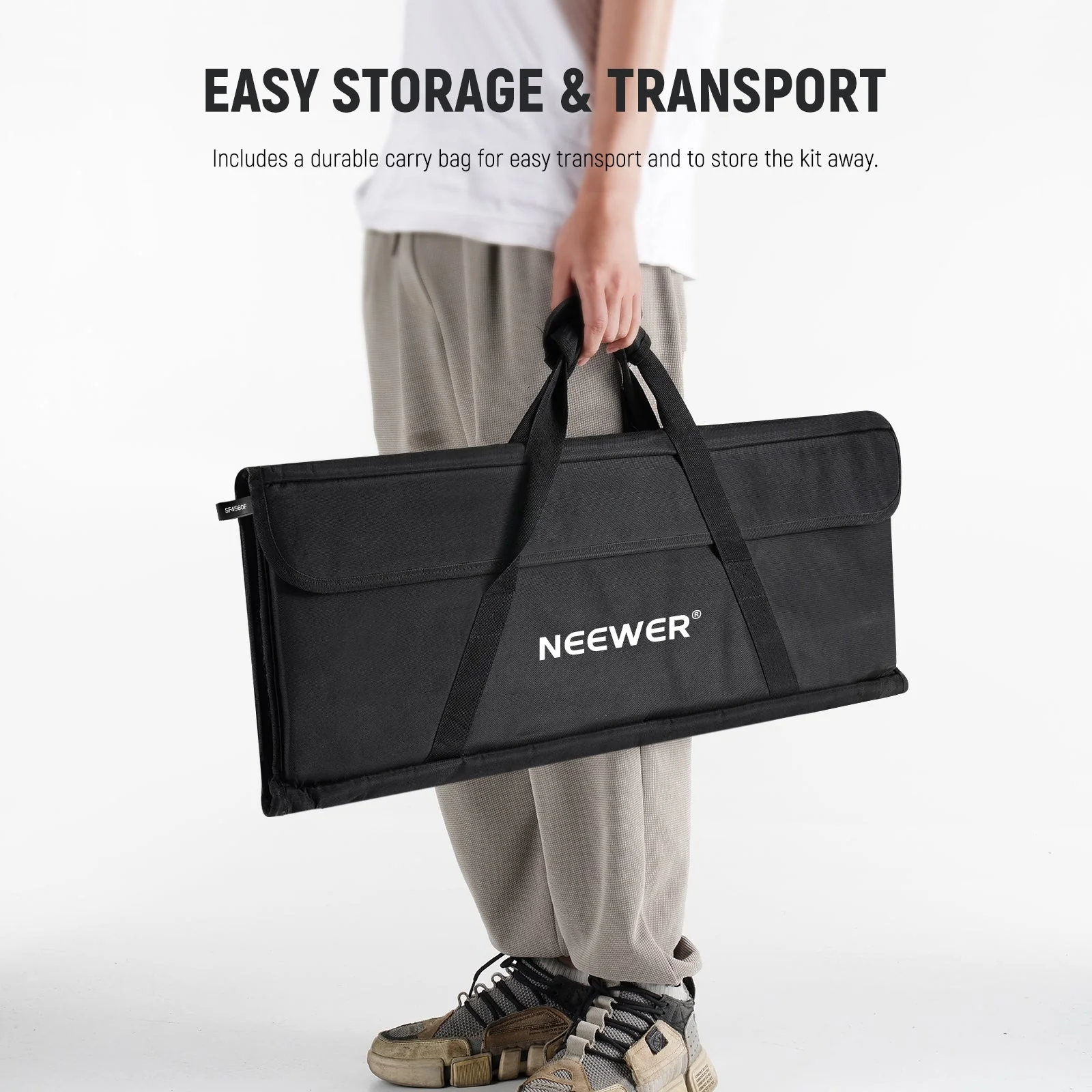 NEEWER 5 in 1 Photography Foldable Scrim Flag Kit - Image 8