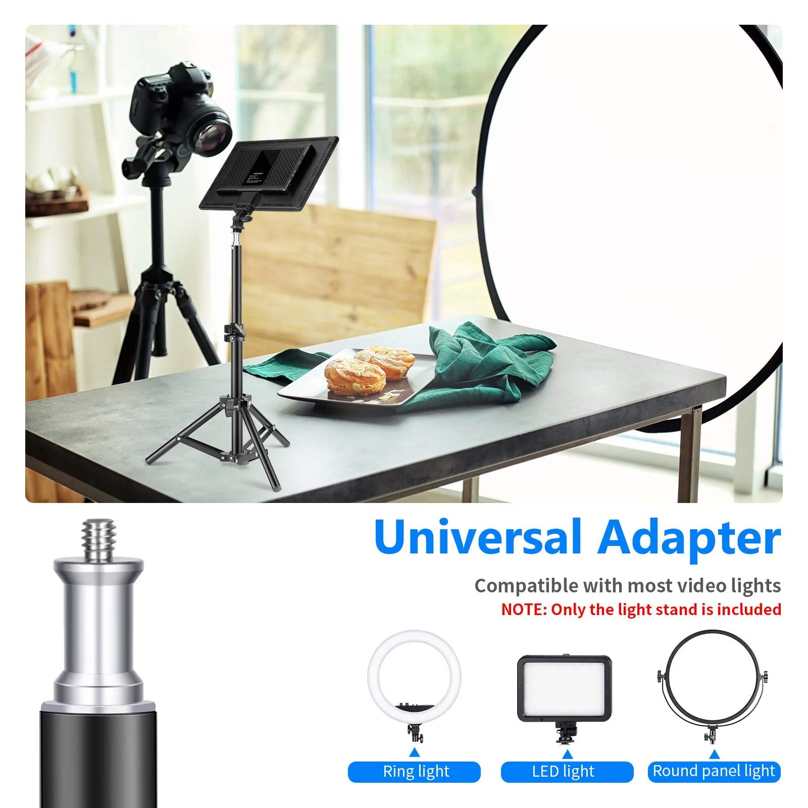 NEEWER ST-50MN 50cm Mini Photography Light Stand - Image 5