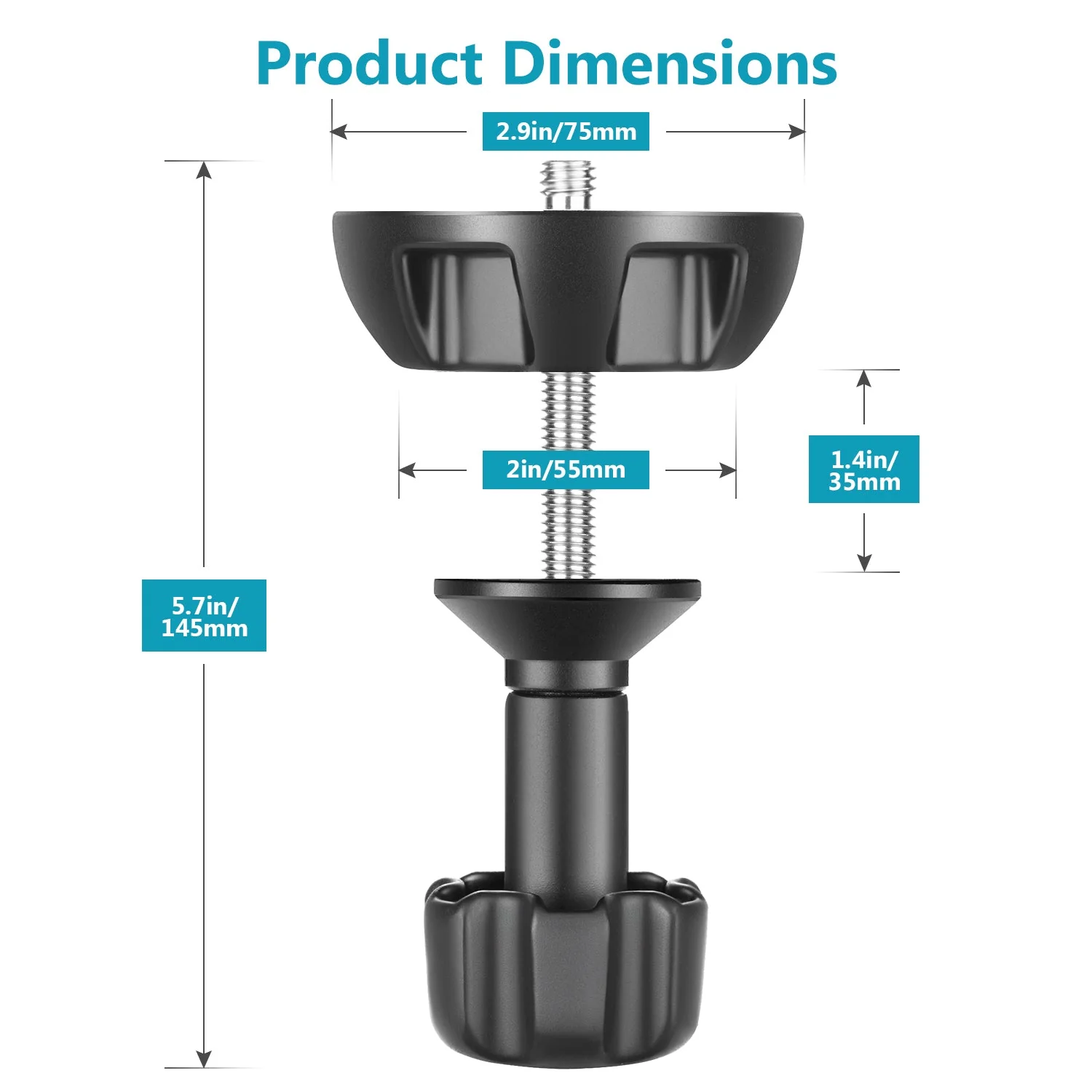 NEEWER 75mm Bowl Adapter - Image 4