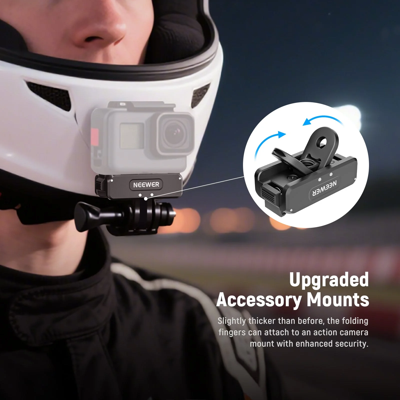 NEEWER AC011 Magnetic Mount For DJI Osmo 360/Action 5 Pro/4/3 - Image 5