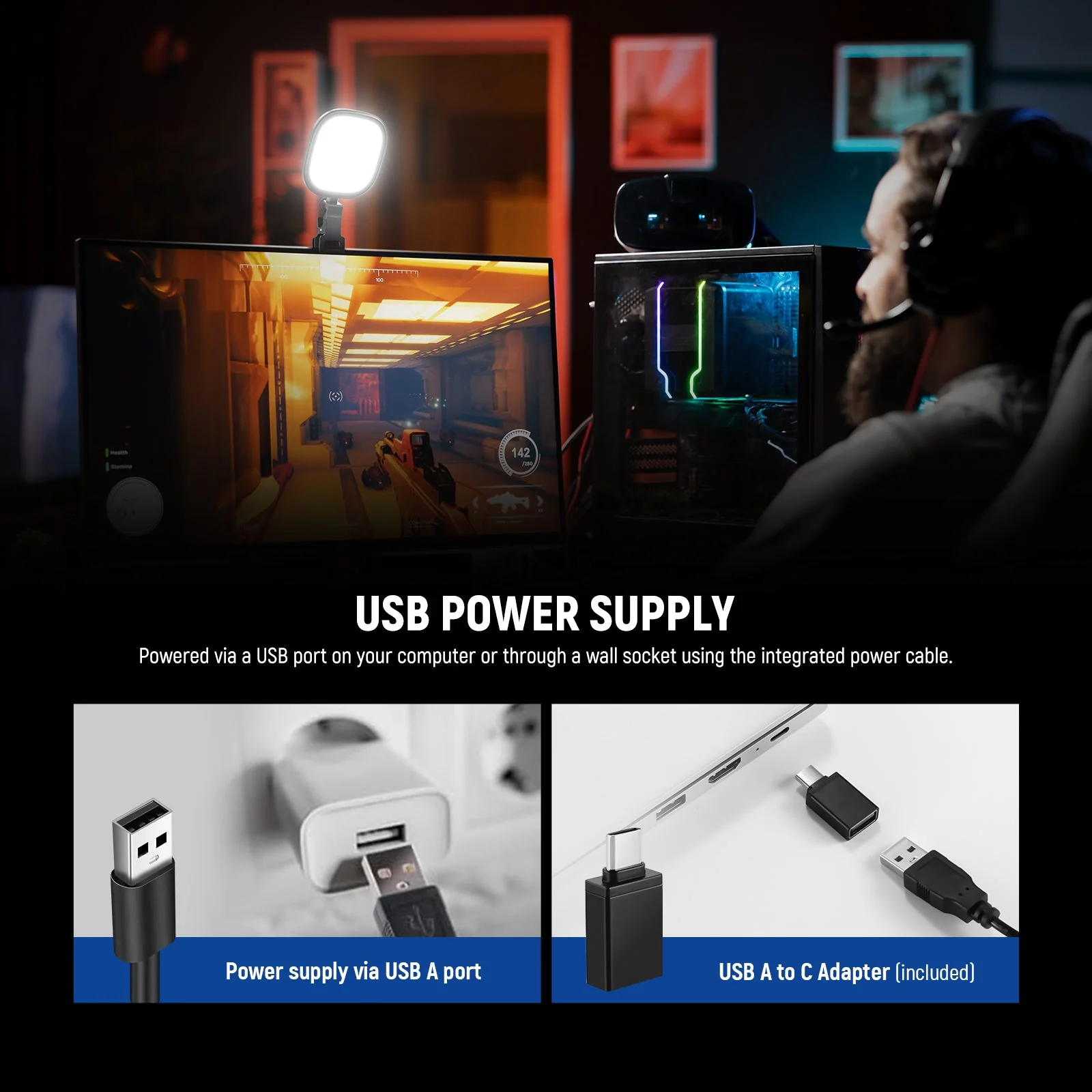 NEEWER BASICS NL10 5" 10W LED Streaming Light - Image 6