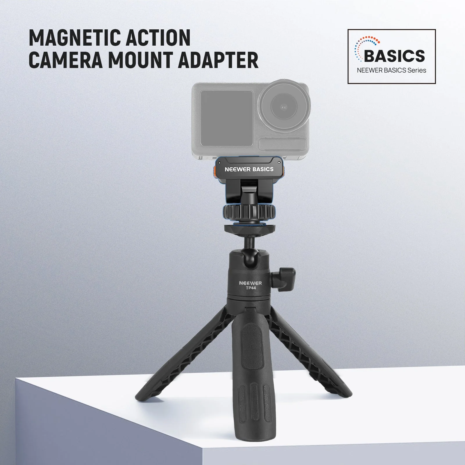 NEEWER BASICS AC037 Magnetic Mount Adapter For DJI OSMO Action 3/4/5 Pro - Image 2