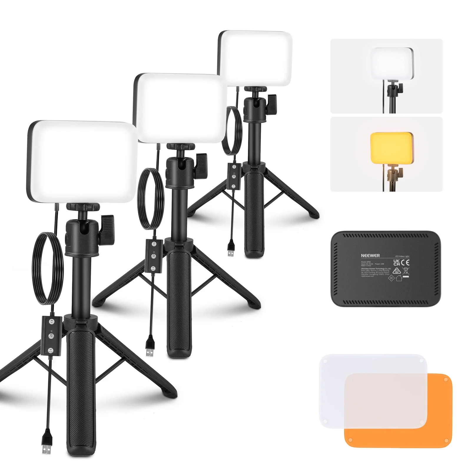 NEEWER BASICS BP66 LED Video Panel Desk Light - Image 9