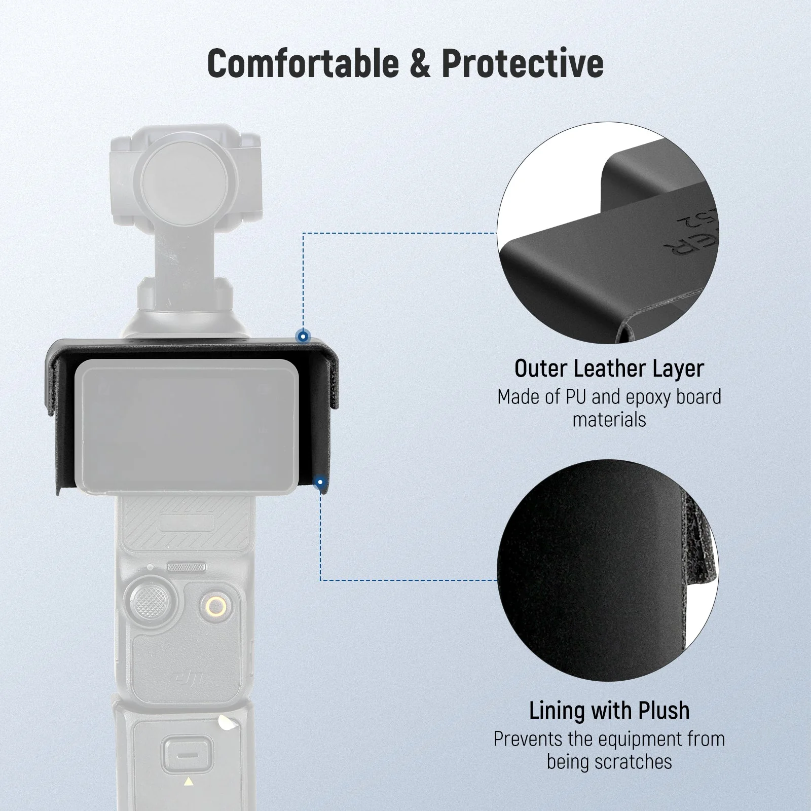 NEEWER BASICS CA152 Sunshade Cover For DJI OMSO Pocket 3 - Image 4