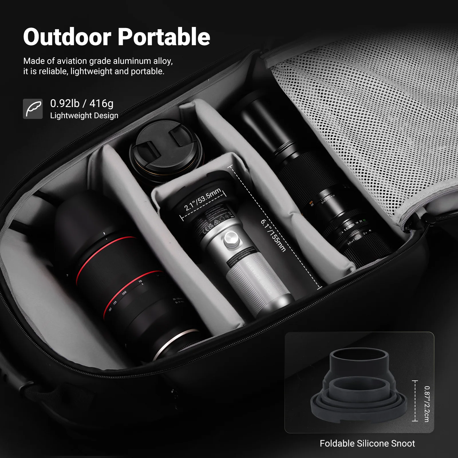 NEEWER BASICS FL10 Portable Photography Flashlight - Image 8