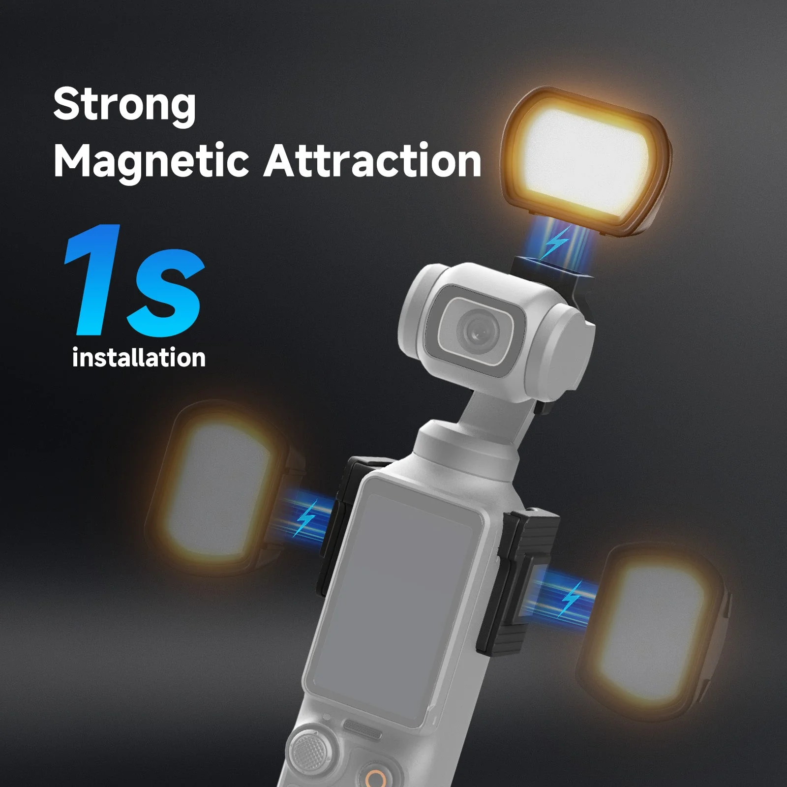 NEEWER BASICS M21 Magnetic Auxiliary Light For DJI OSMO Pocket 3 - Image 3