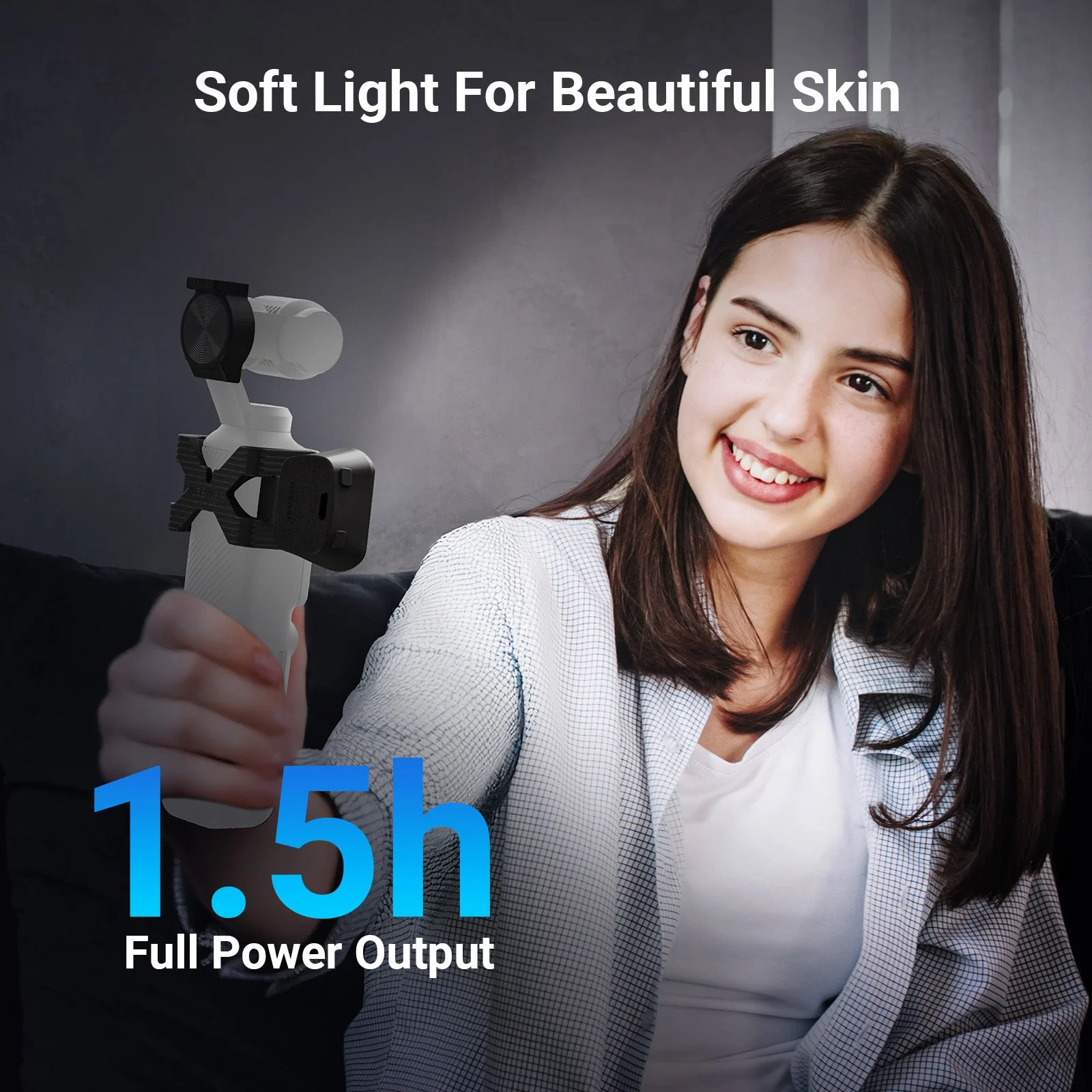 NEEWER BASICS M21 Magnetic Auxiliary Light For DJI OSMO Pocket 3 - Image 4