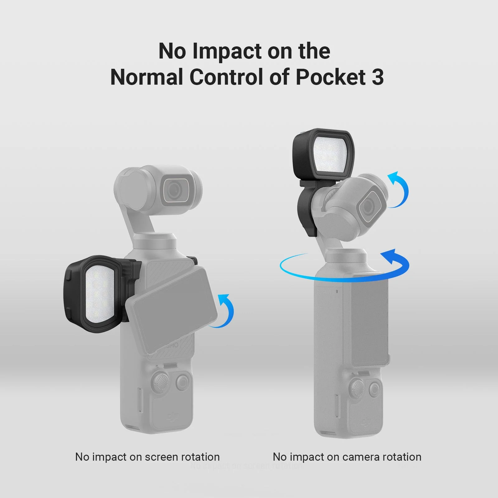 NEEWER BASICS M21 Magnetic Auxiliary Light For DJI OSMO Pocket 3 - Image 7