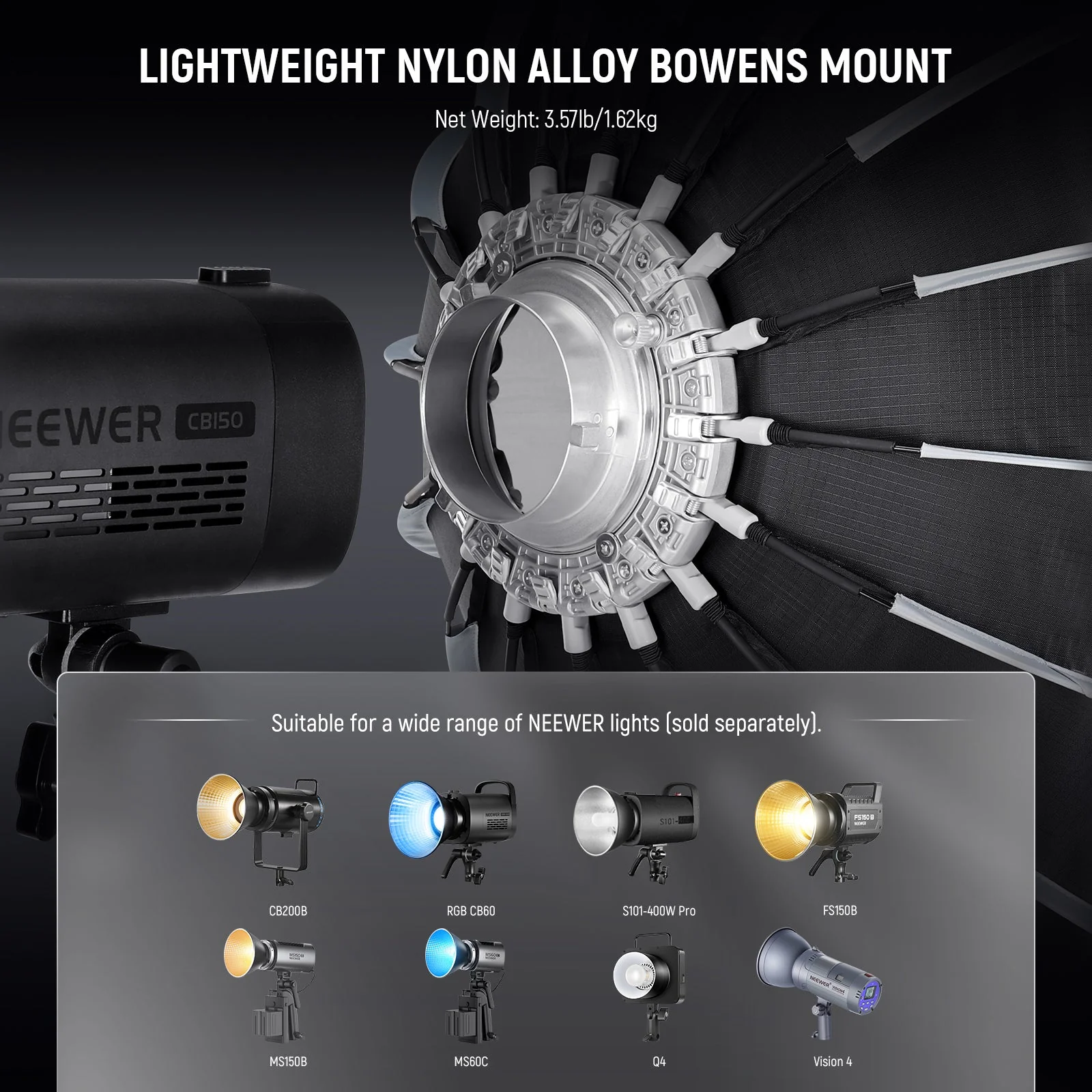 NEEWER BASICS NS36P/NS37P/NS38P/NS39P Parabolic Softbox - Image 20