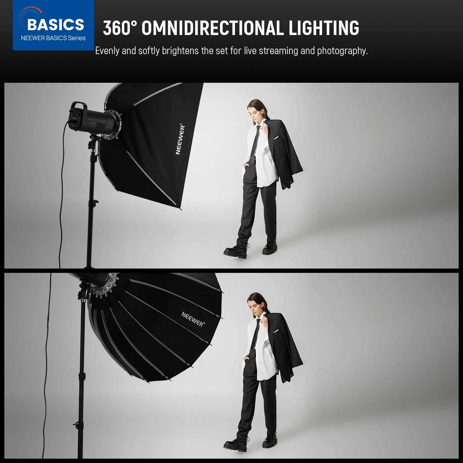 NEEWER BASICS NS36P/NS37P/NS38P/NS39P Parabolic Softbox - Image 26