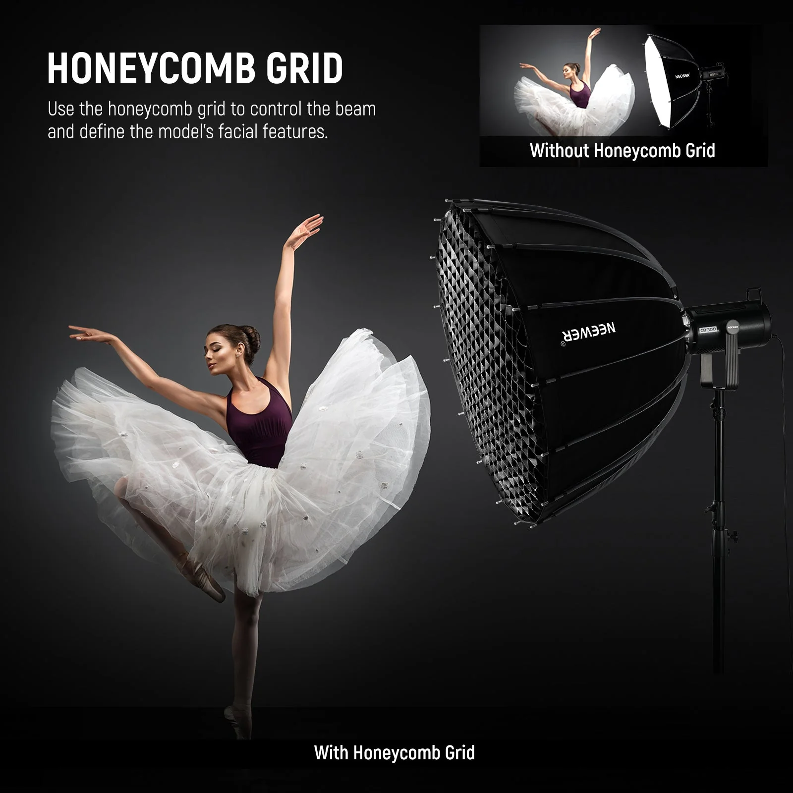 NEEWER BASICS NS36P/NS37P/NS38P/NS39P Parabolic Softbox - Image 27
