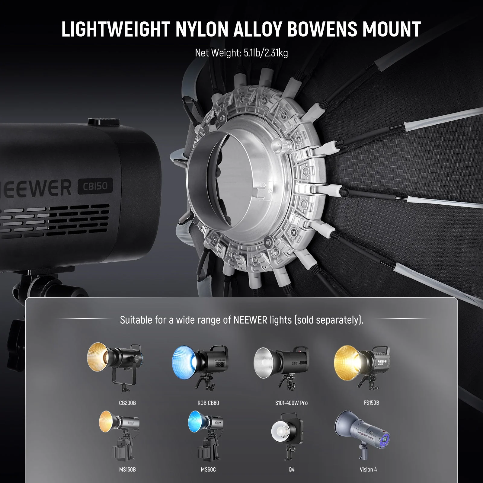 NEEWER BASICS NS36P/NS37P/NS38P/NS39P Parabolic Softbox - Image 30