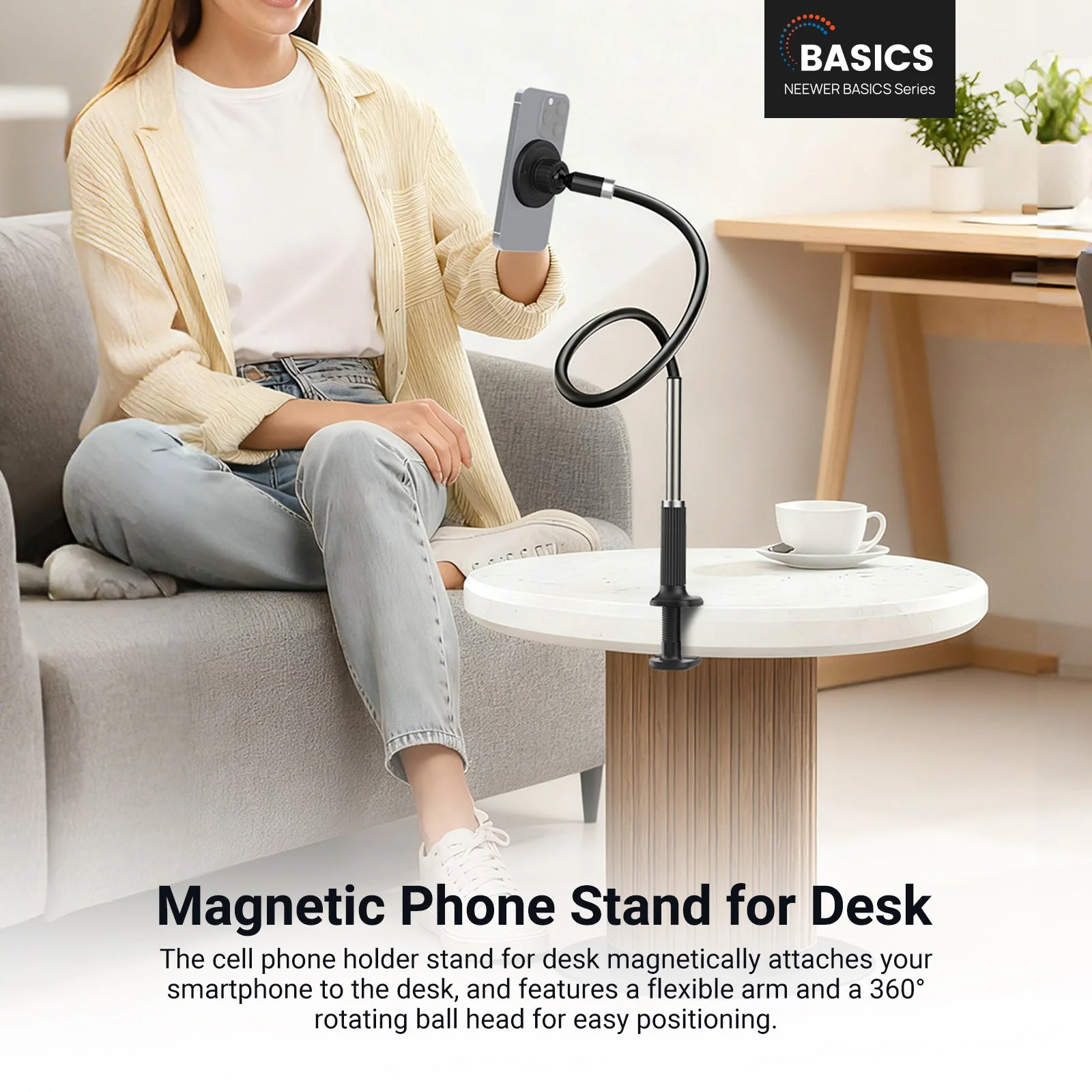 NEEWER BASICS PA151 Magnetic Phone Stand - Image 2