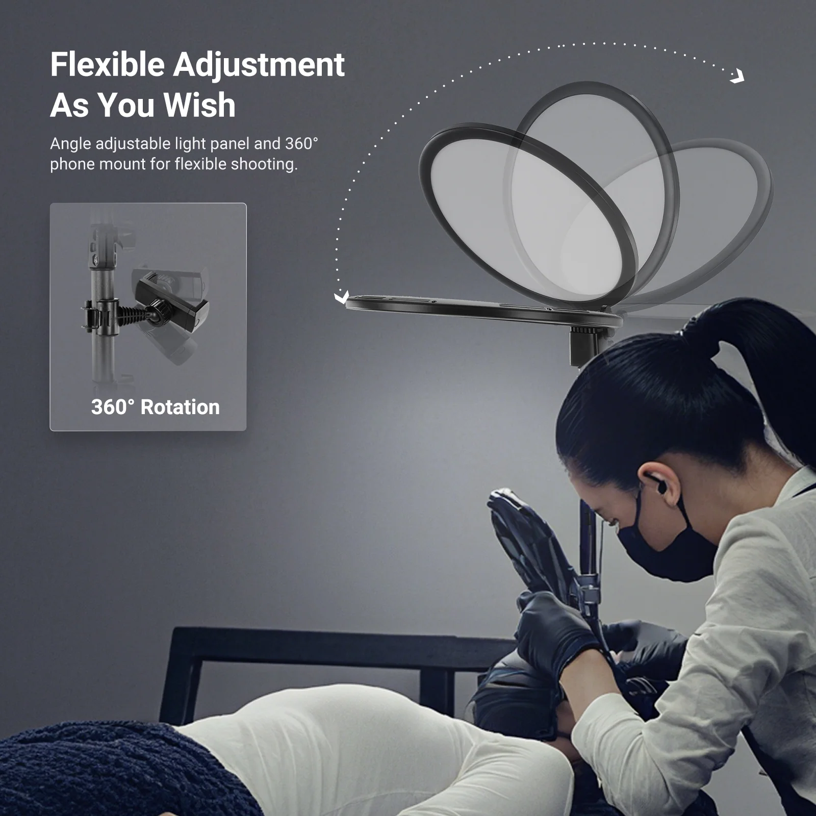 NEEWER BASICS R10L/R12L Full Screen Ring Light - Image 16
