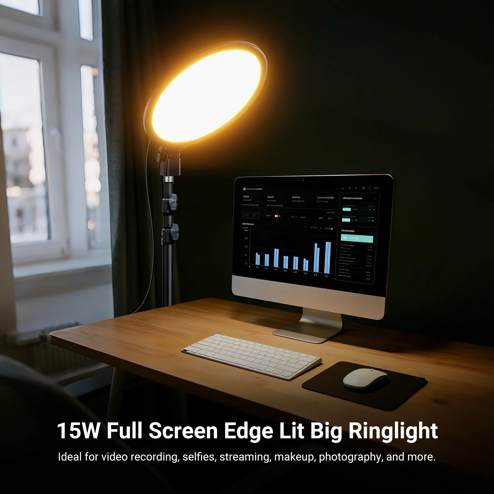 NEEWER BASICS R10L/R12L Full Screen Ring Light - Image 3