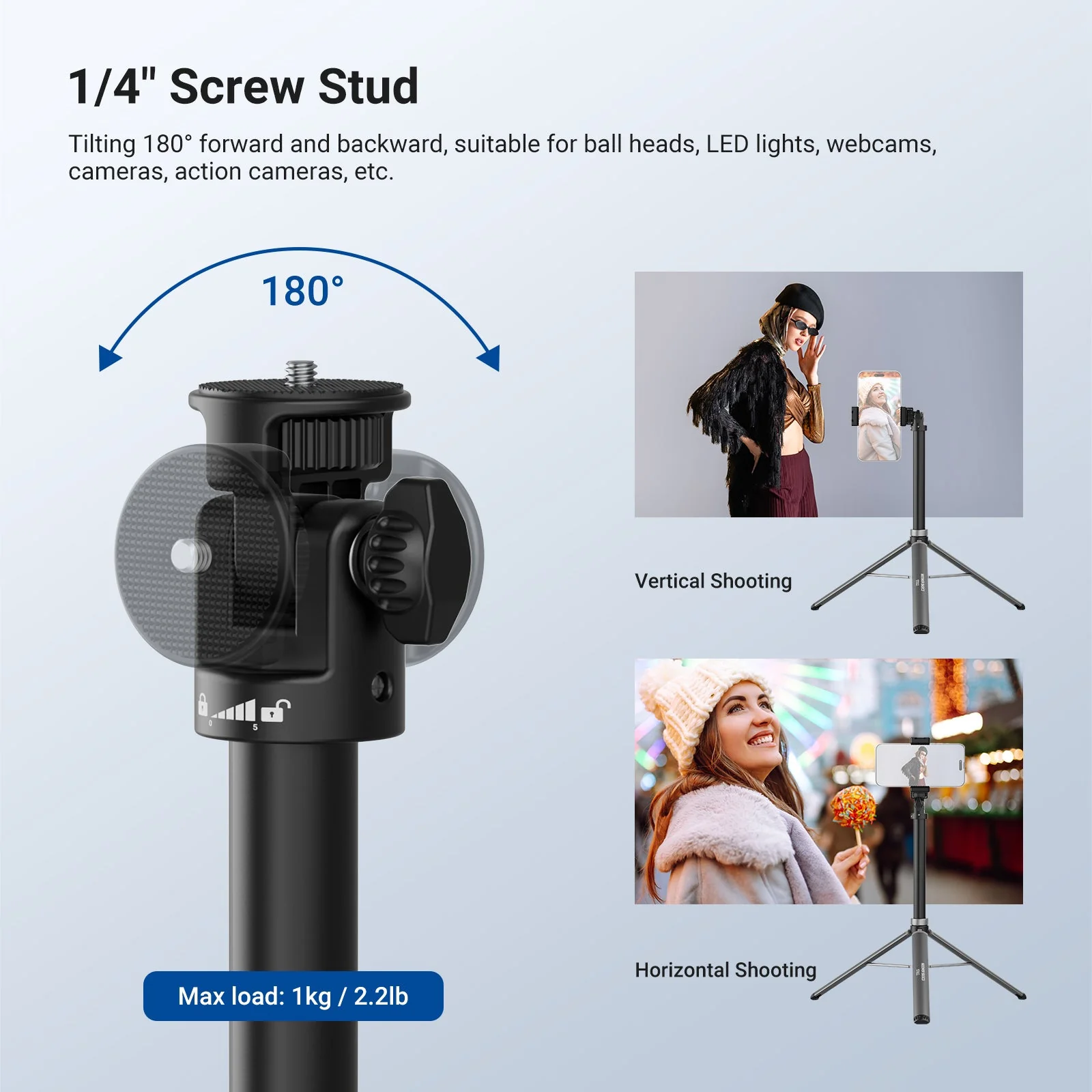 NEEWER BASICS ST012 Rolling Light Stand - Image 4