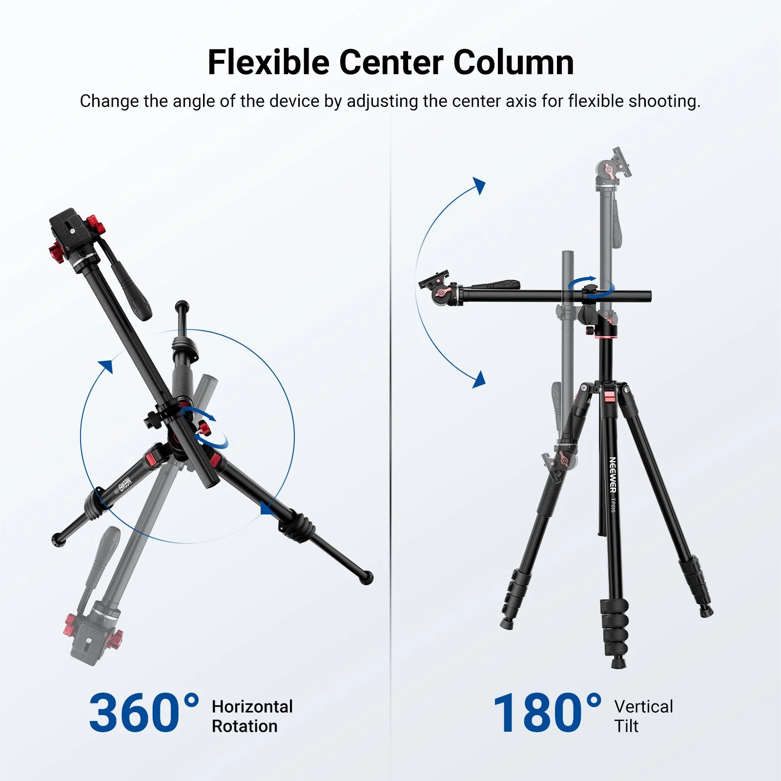 NEEWER BASICS TP015 Overhead Camera Tripod Monopod - Image 2
