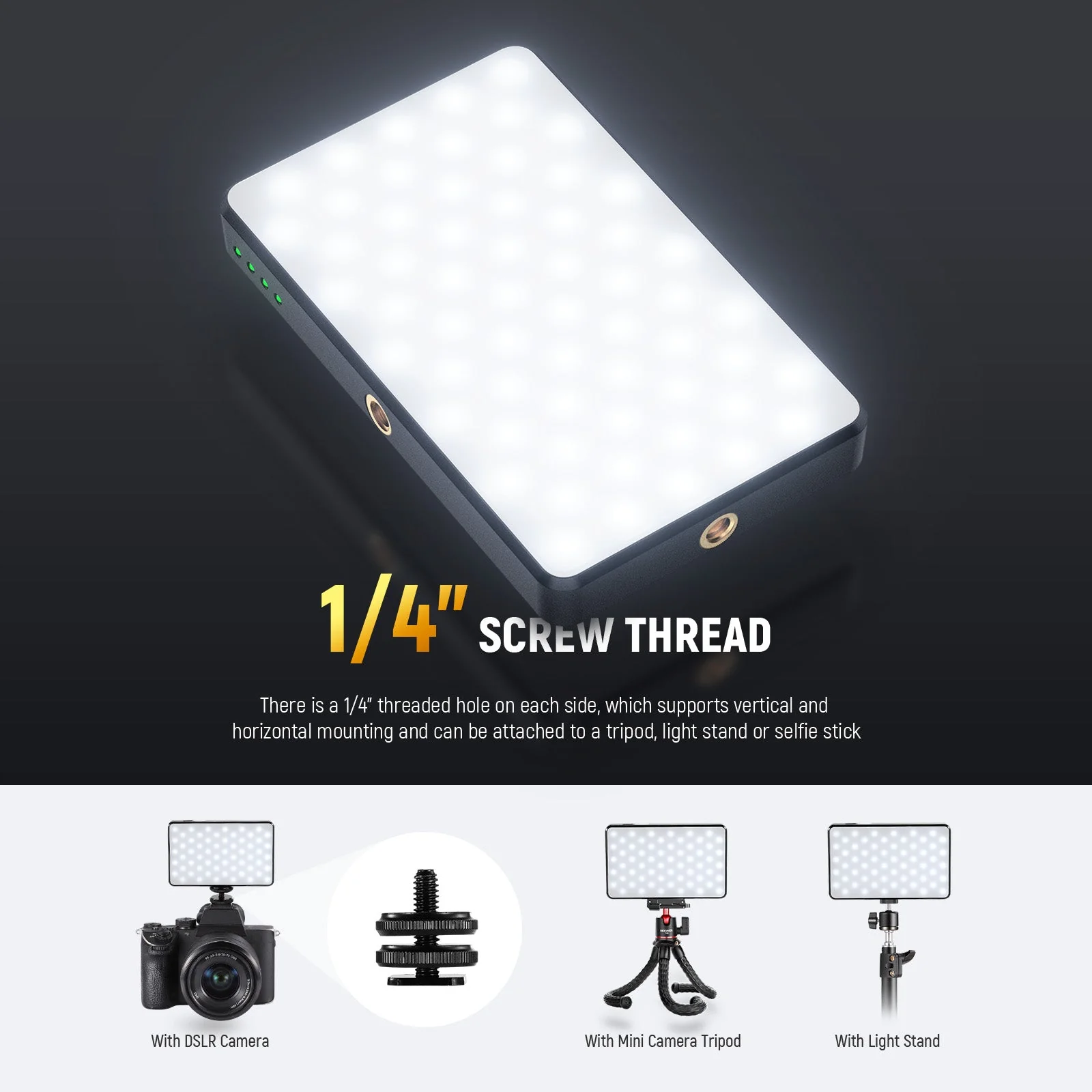 NEEWER BASICS BL120B LED Selfie Light Kit - Image 8