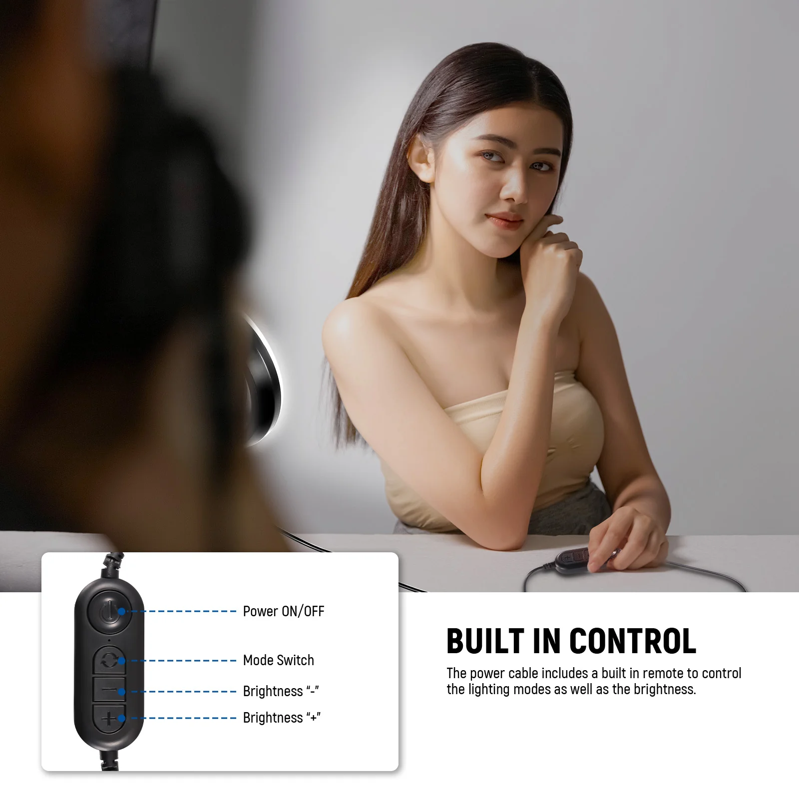 NEEWER BASICS BR60 5" Bi-Color Mini Ring Light - Image 14