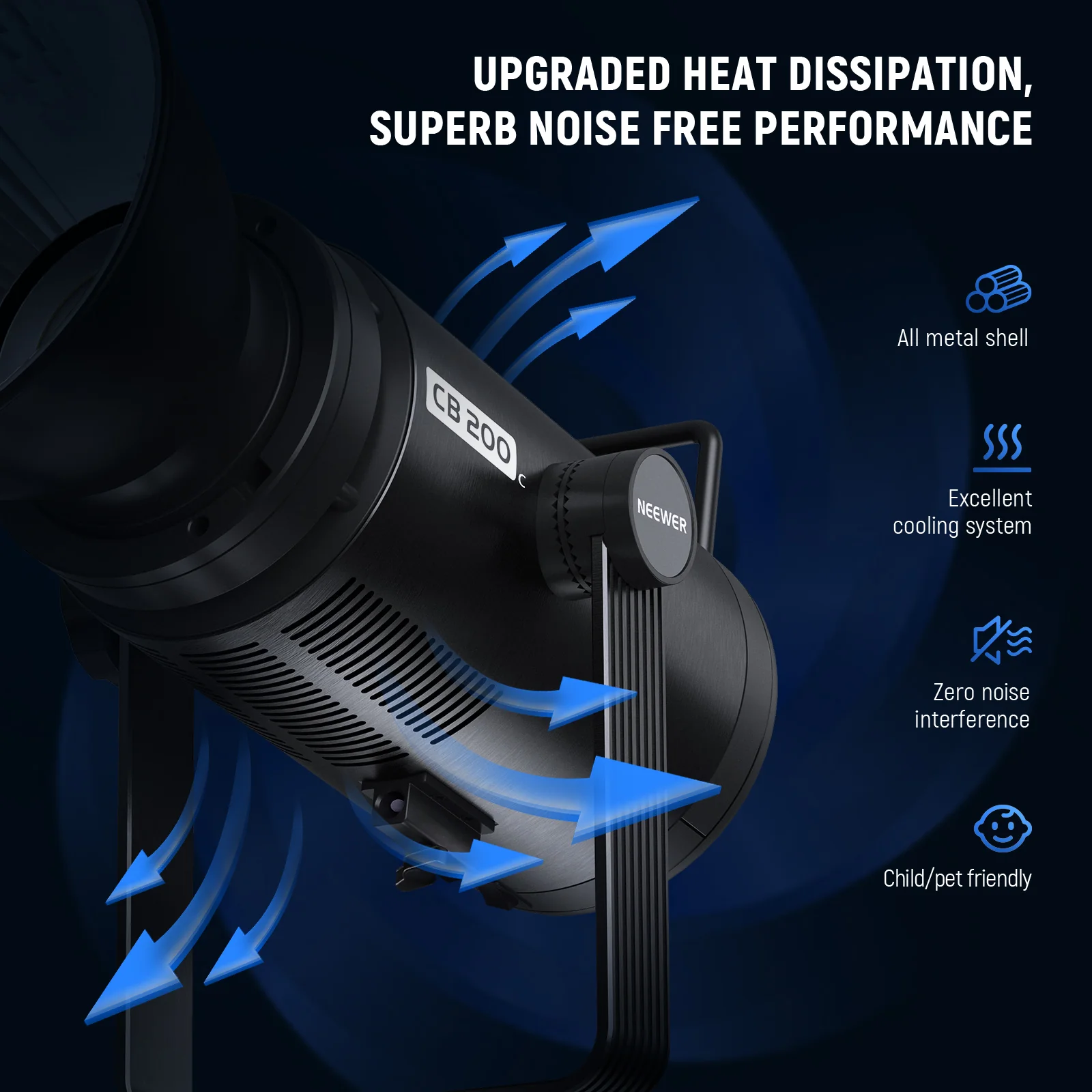 NEEWER CB200C 200W RGB LED Video Light - Image 3