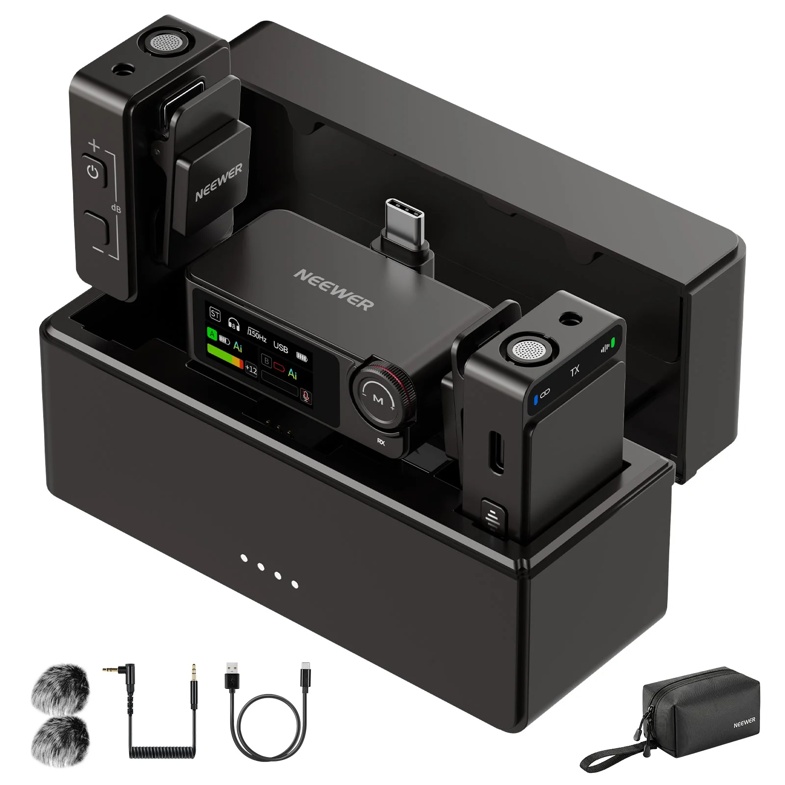 NEEWER CM36 Wireless Lavalier Microphone