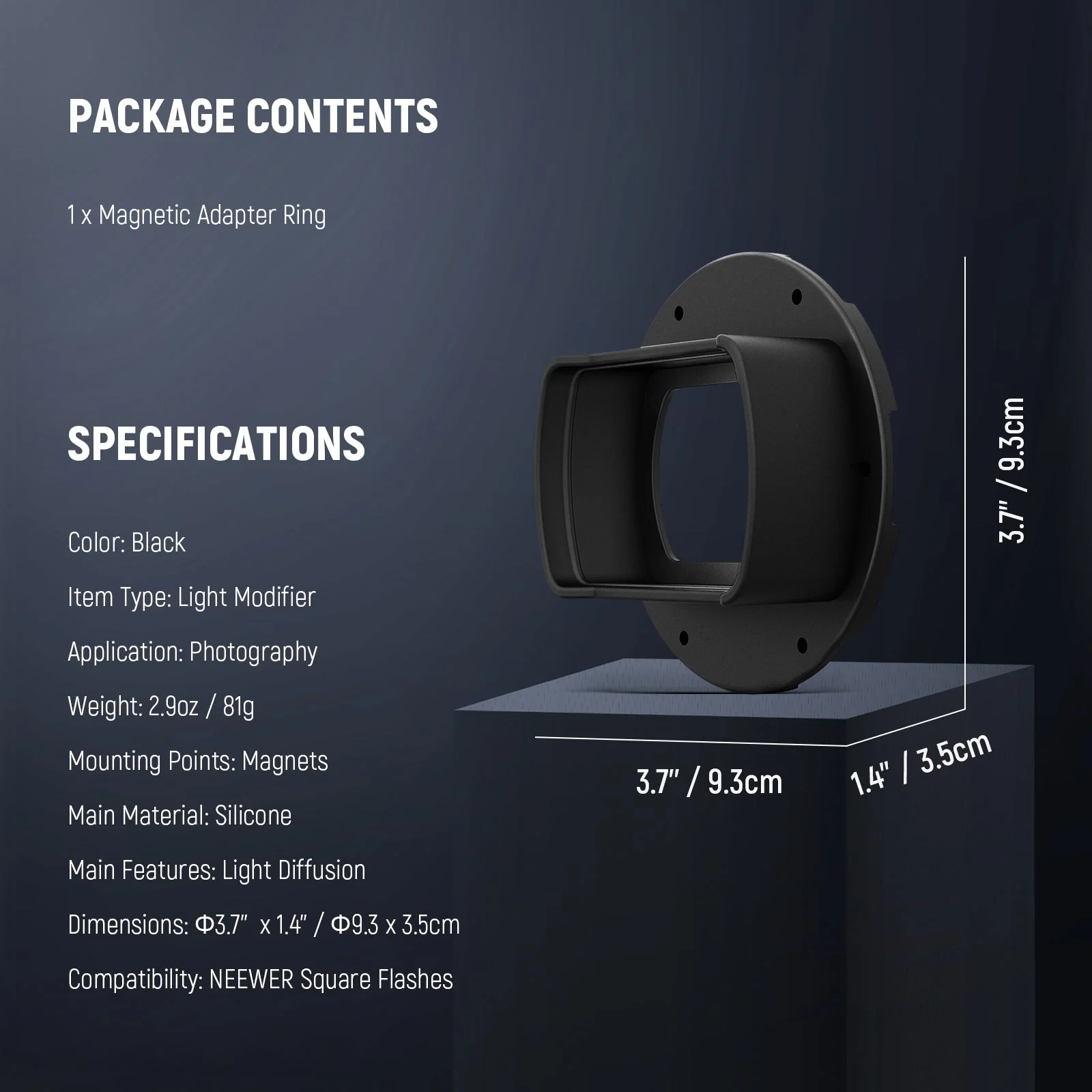 NEEWER CRS13/CRS14 Flash Magnetic Adapter Ring - Image 12