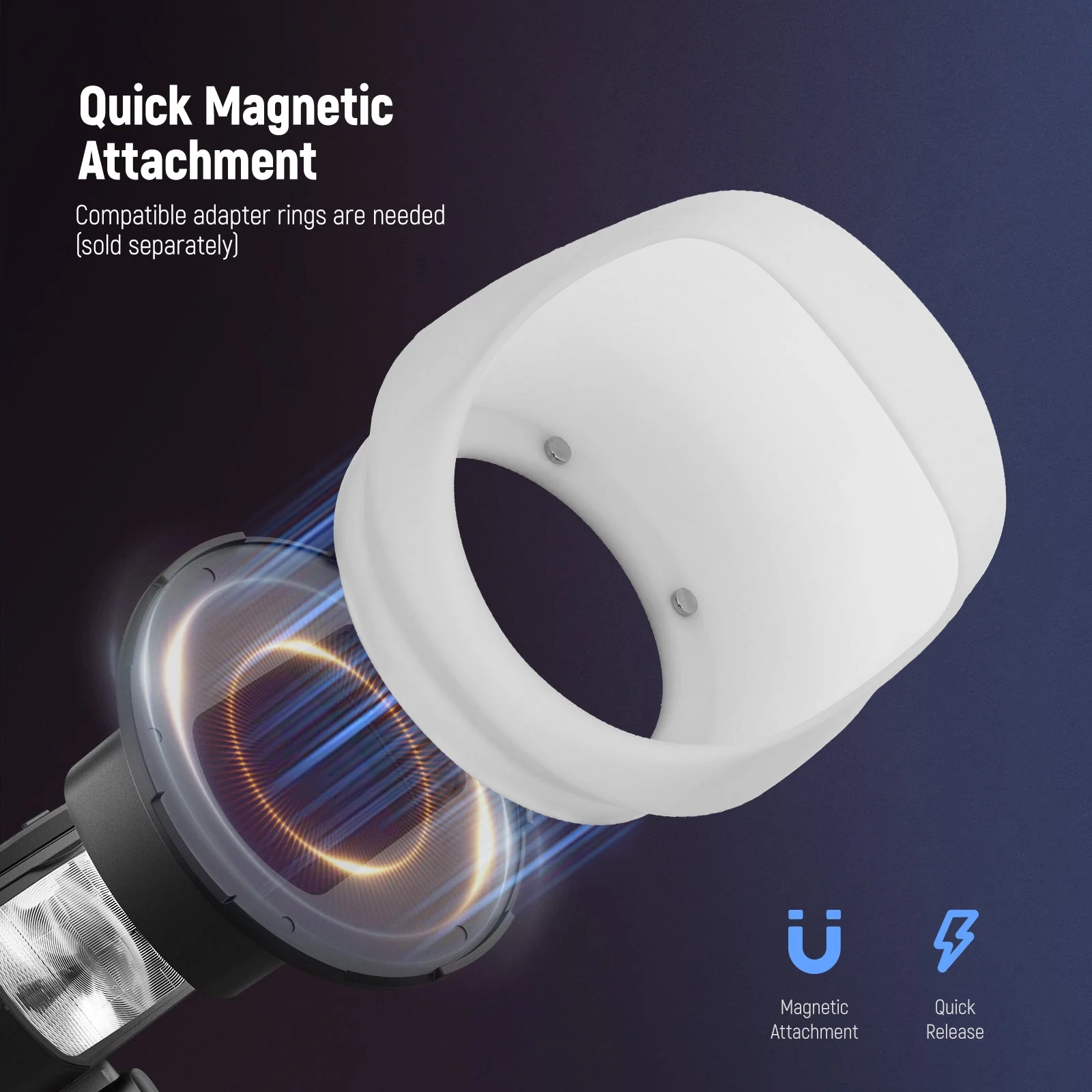 NEEWER CRS16 Magnetic Catch Light Reflector - Image 5