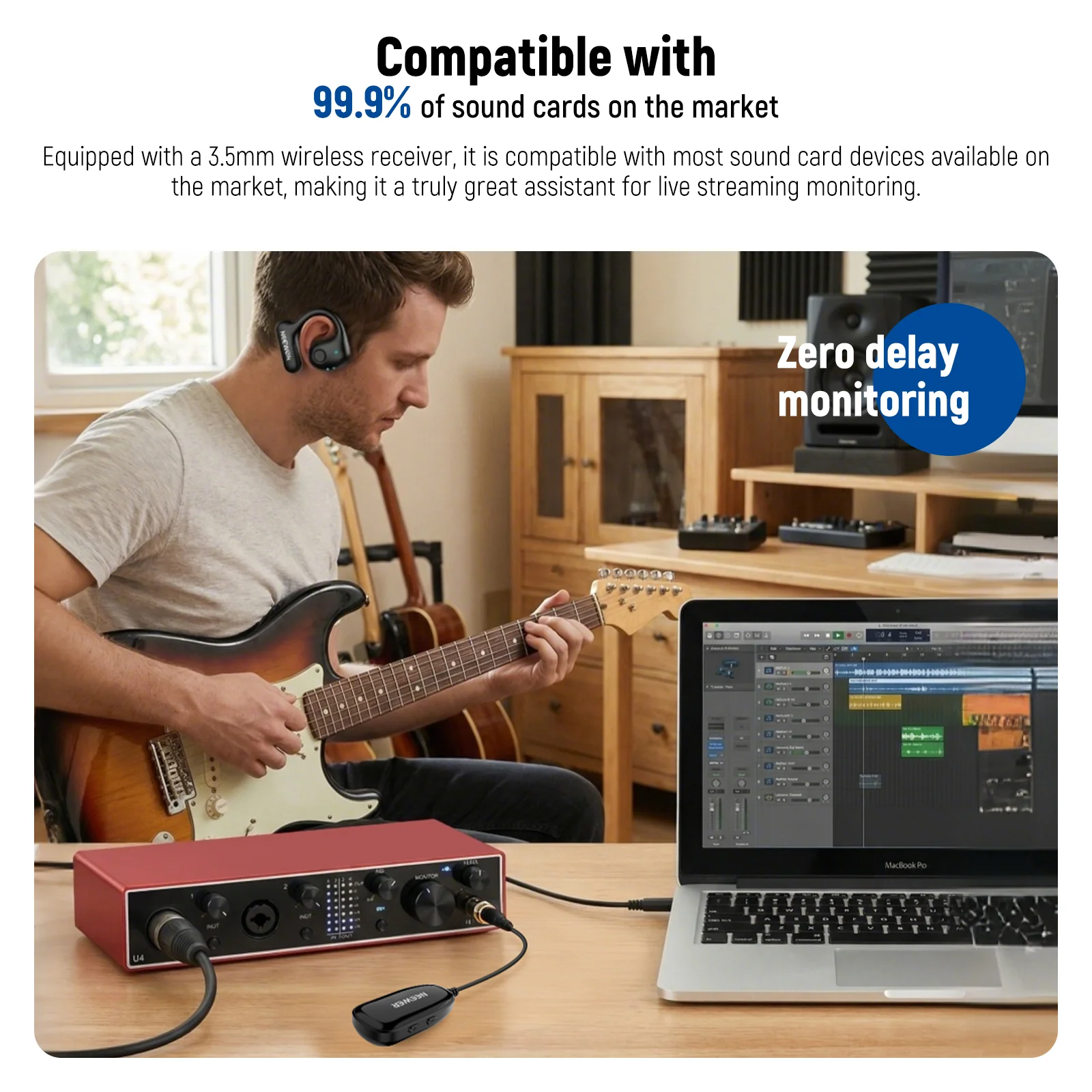 NEEWER EB01 OWS Wireless Monitoring Earphones - Image 3