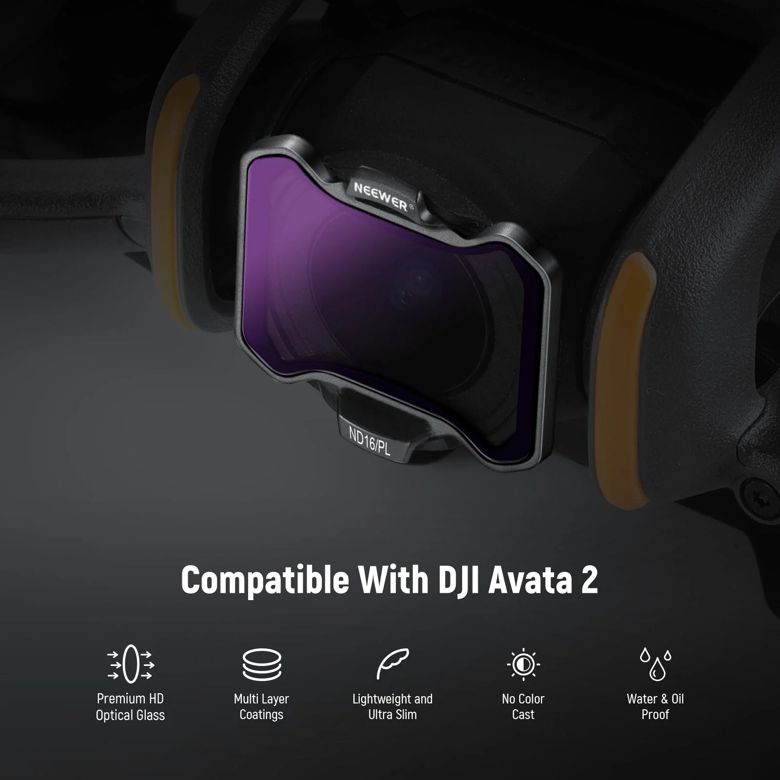 NEEWER 4-Pack Filter Set for DJI Avata 2 - Image 2
