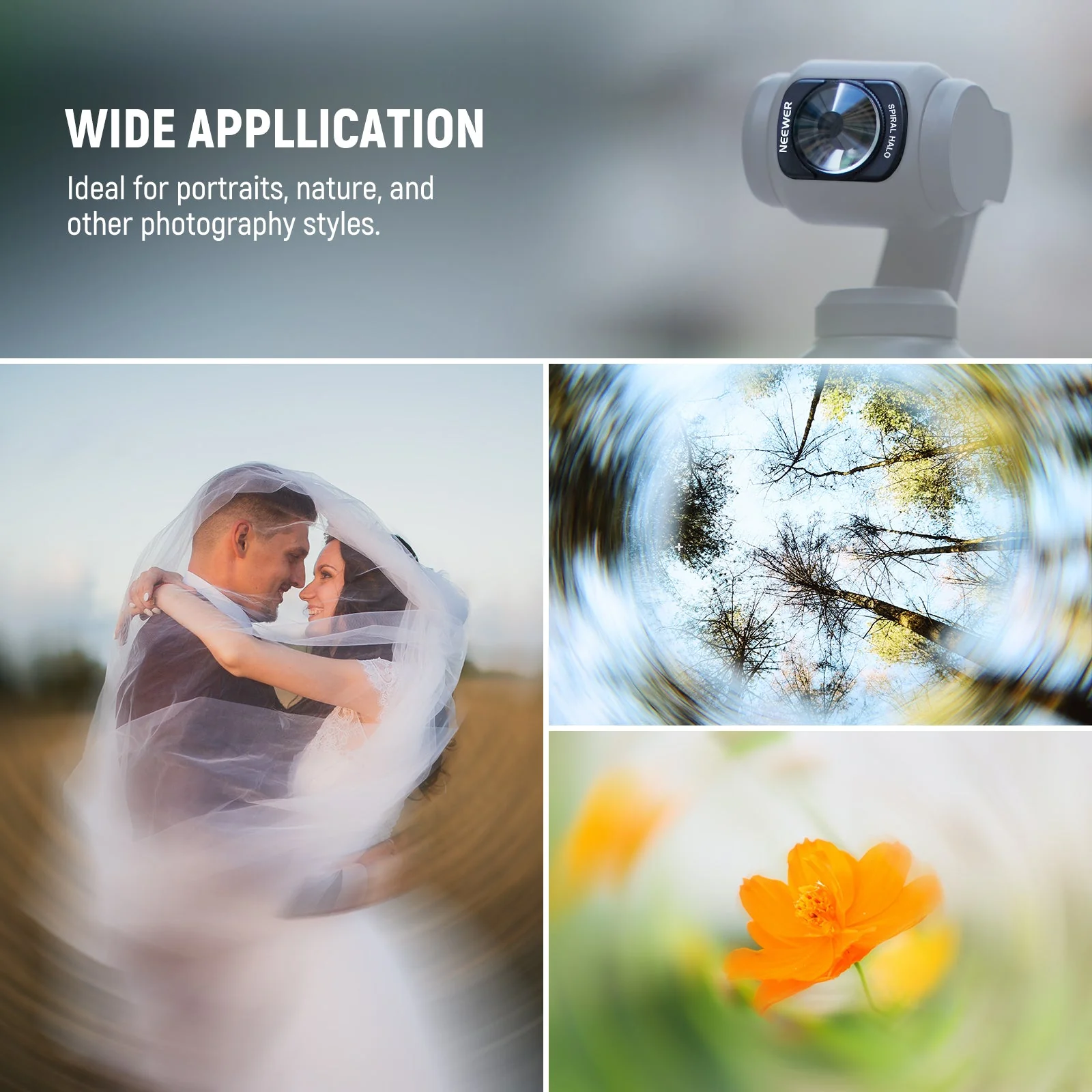 NEEWER Effect Filter For DJI Osmo Pocket 3 / Pocket 4/ Xtra Muse - Image 4
