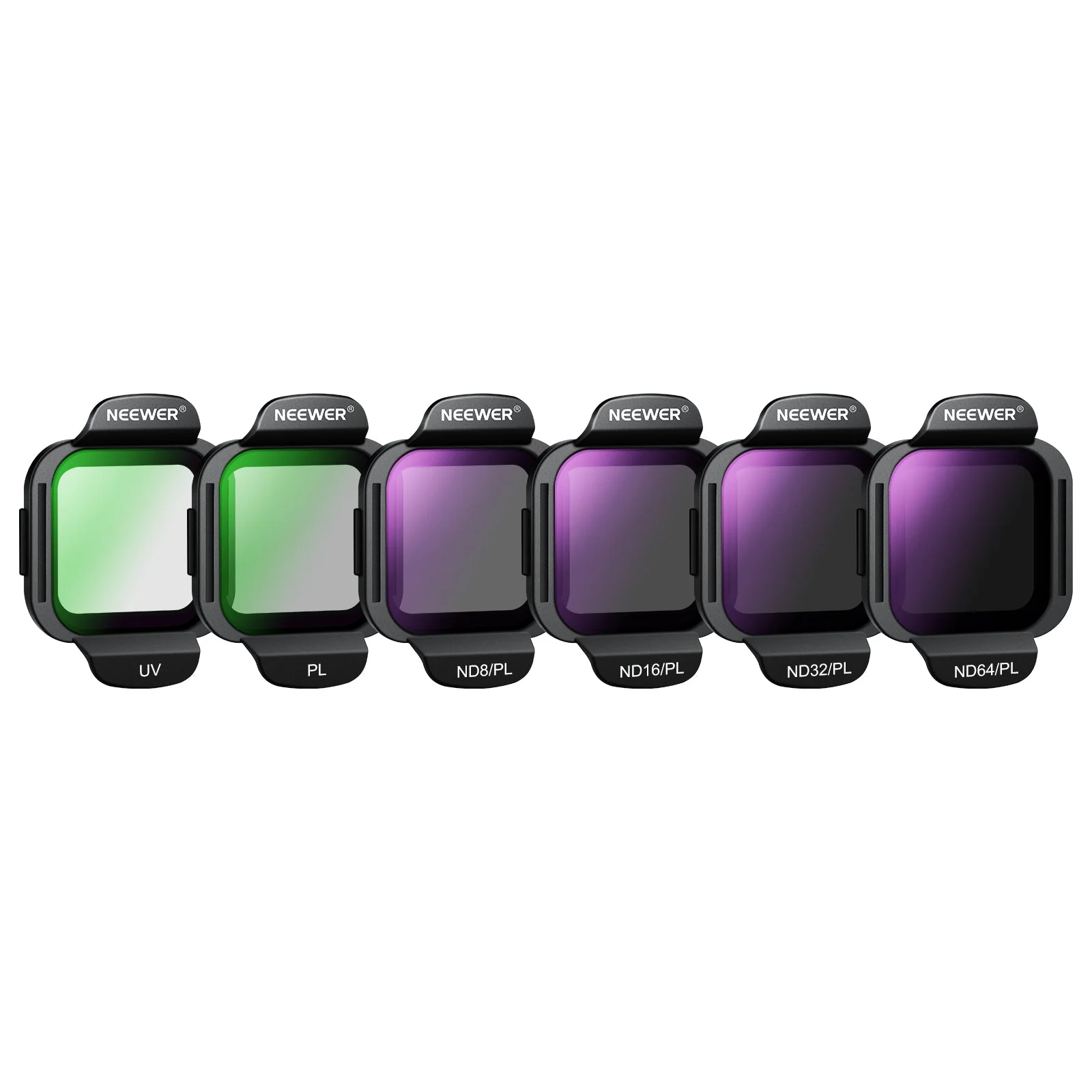 NEEWER FL-N35 6 Pack ND/PL Filter Set For DJI Flip / Lito X1 Drone