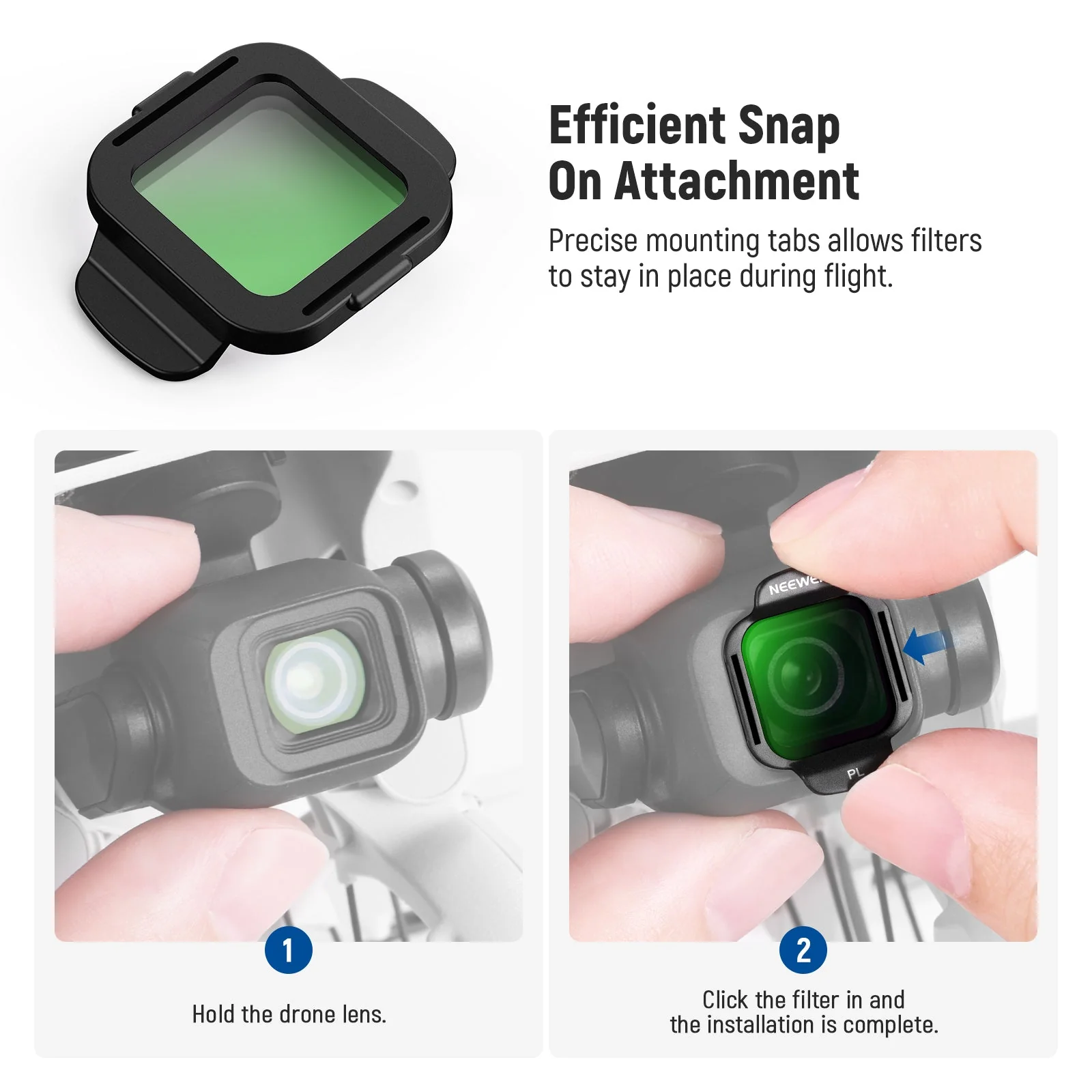 NEEWER FLN38 CPL Filter Compatible with DJI Flip / Lito X1 Drone - Image 8