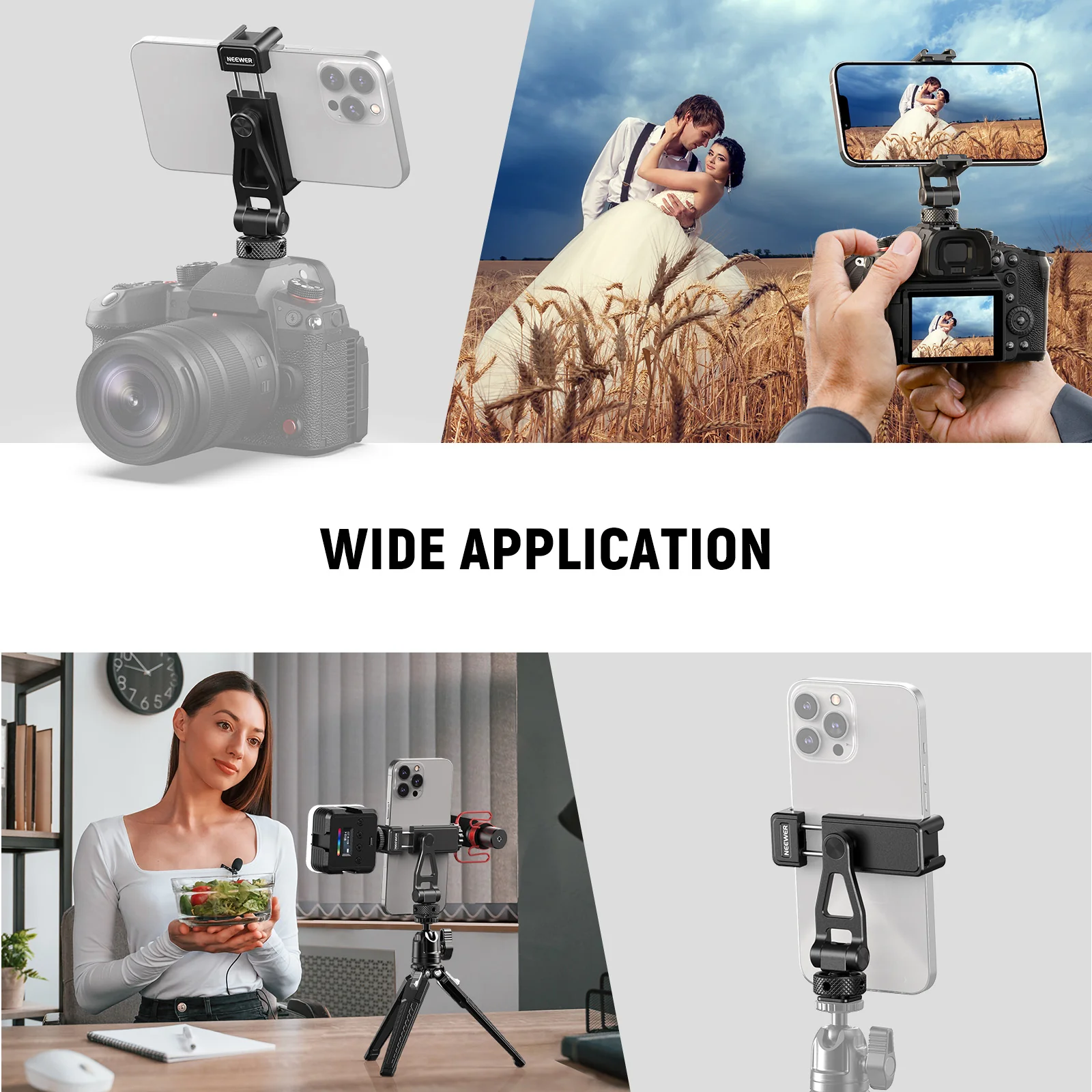 NEEWER GA010 Phone Tripod Mount For DJI RS4 RS3 Pro RS2 RSC2 - Image 12
