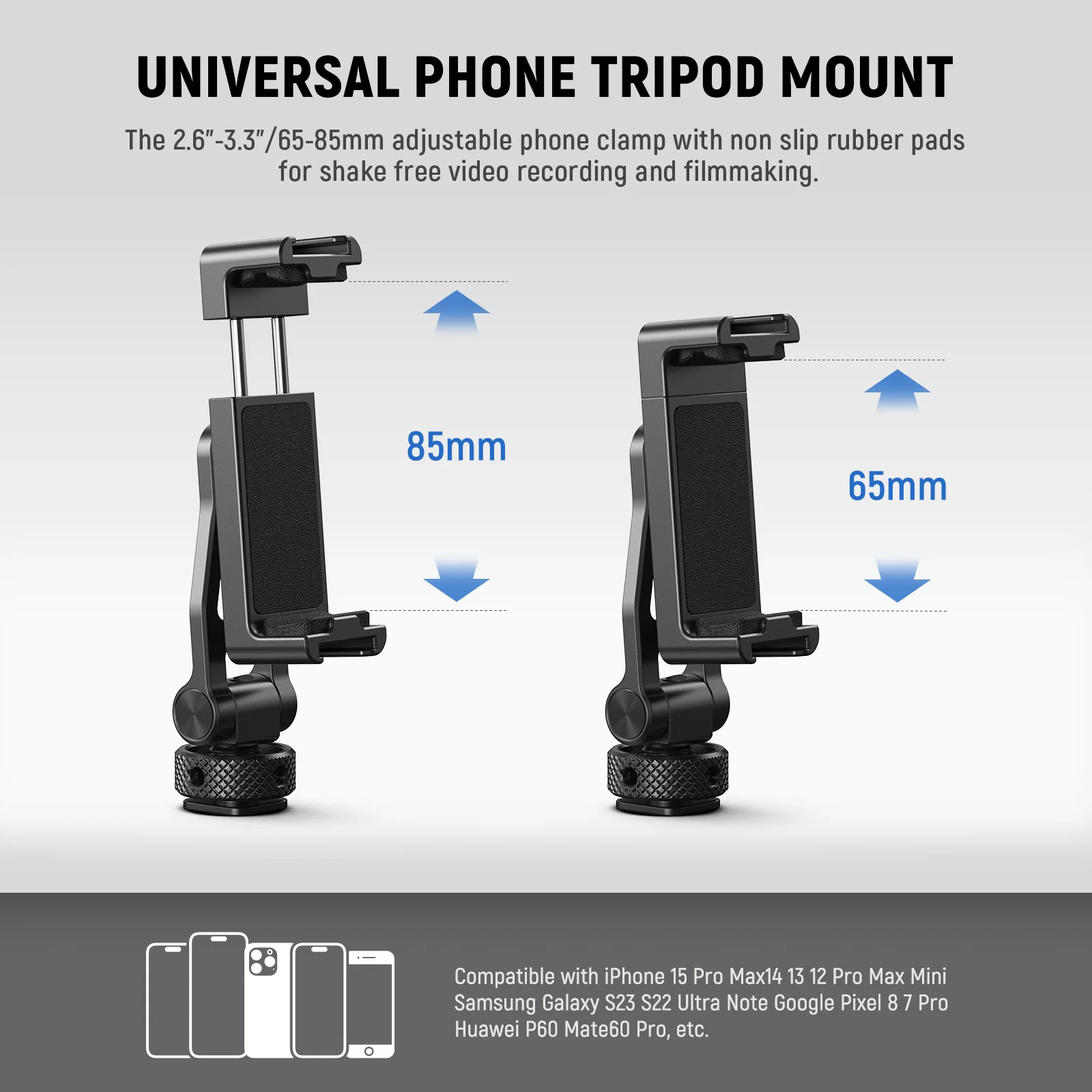 NEEWER GA010 Phone Tripod Mount For DJI RS4 RS3 Pro RS2 RSC2 - Image 13