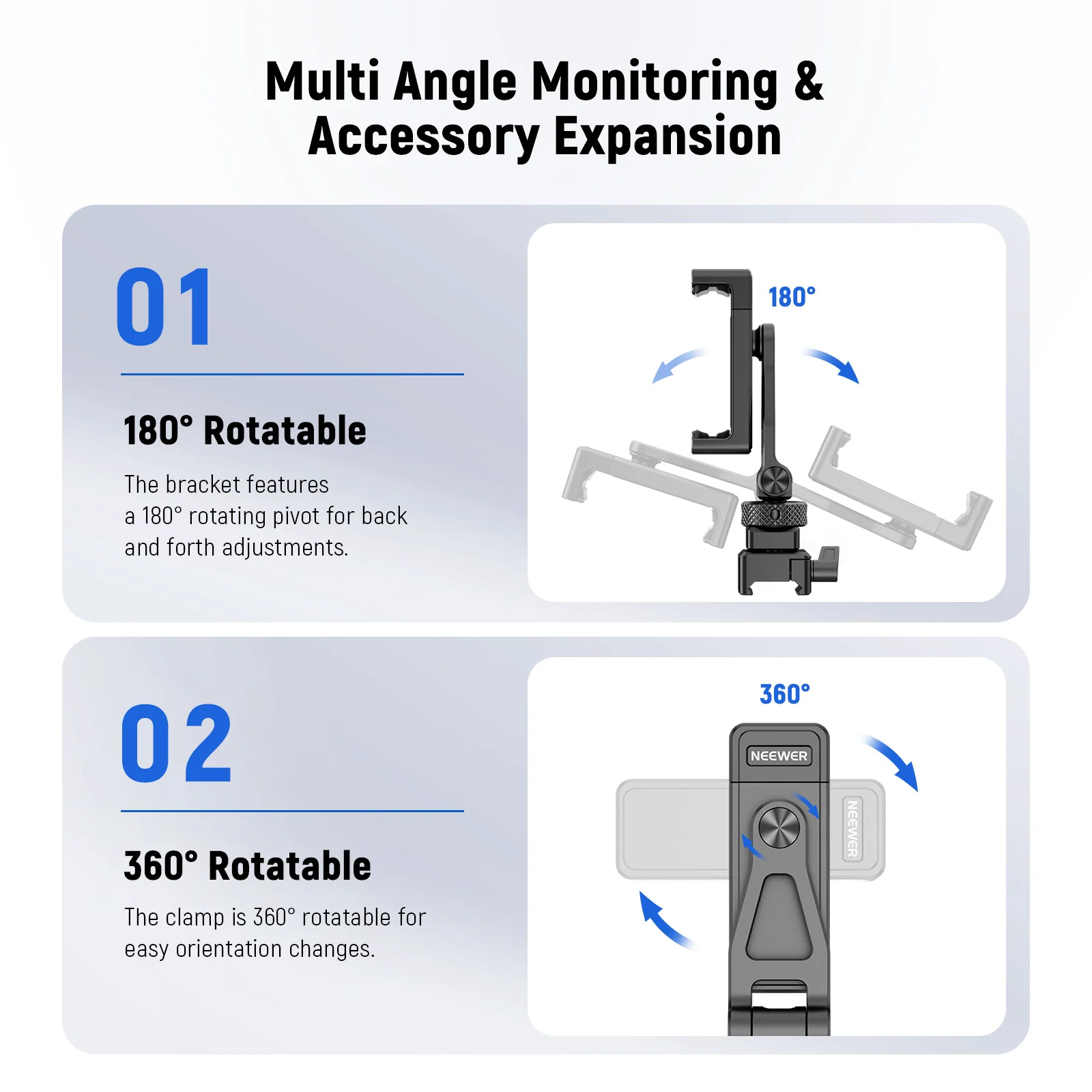 NEEWER GA010 Phone Tripod Mount For DJI RS4 RS3 Pro RS2 RSC2 - Image 4