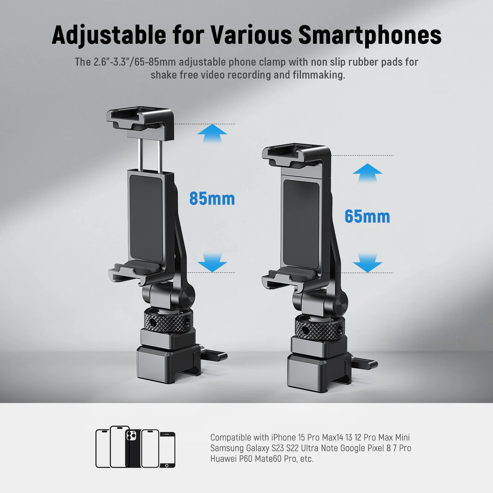 NEEWER GA010 Phone Tripod Mount For DJI RS4 RS3 Pro RS2 RSC2 - Image 5